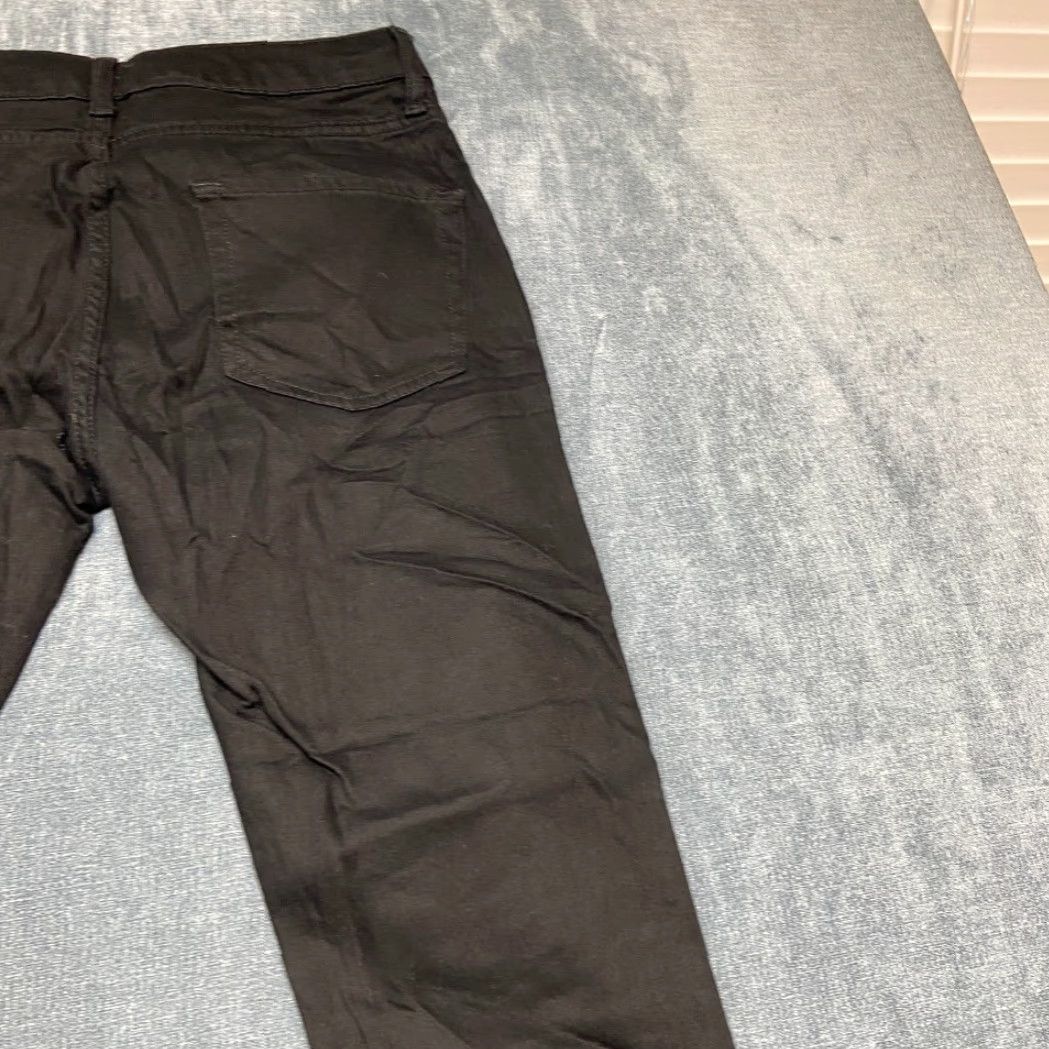 Topman Topman Jeans Mens 32x32 Black Denim Cotton Stretch Skinny Leg Distressed Trendy Size US 32 / EU 48 - 5 Thumbnail