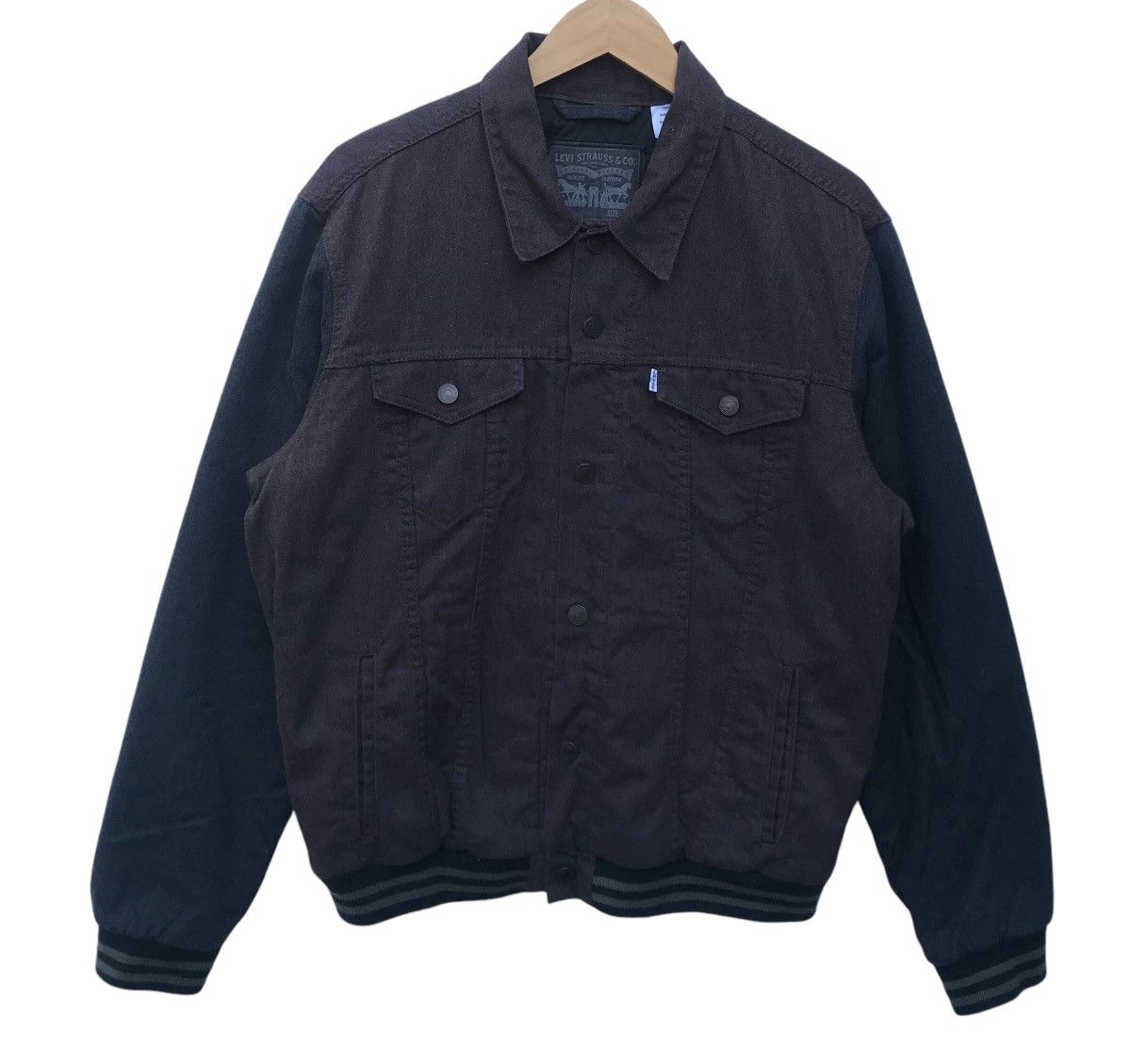 Levi's Two Tones Levis Snap Button Levis Varsity Jacket Size US L / EU 52-54 / 3 - 2 Thumbnail