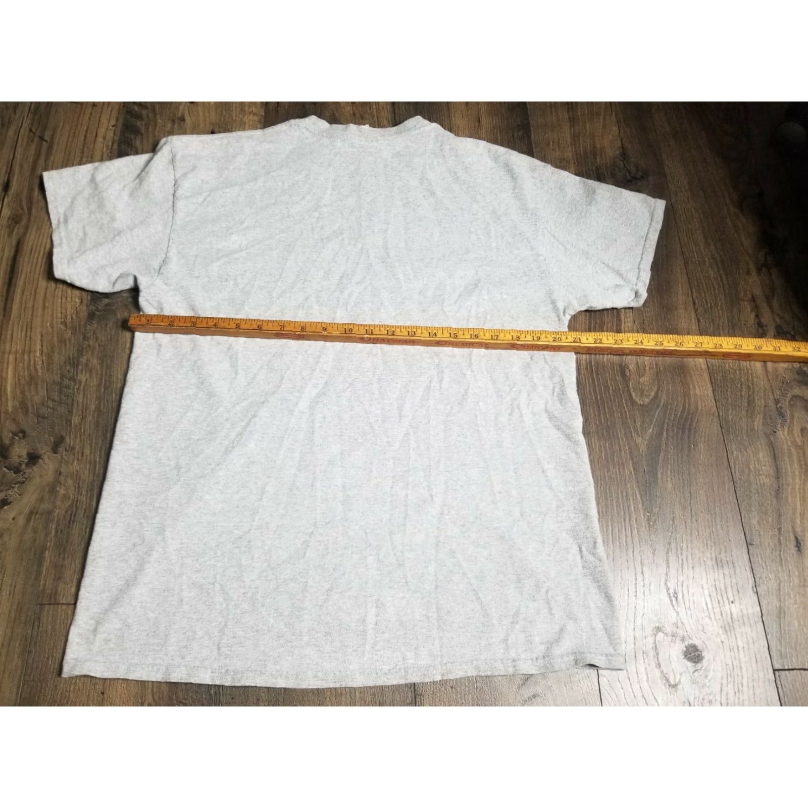 Hanes Hanes Men’s L T-Shirt Short Sleeve Crew Neck Gray Cotton Blend Logo The Iron Dog Antiques And Salvage Tipp City Ohio Mens Size US L / EU 52-54 / 3 - 2 Thumbnail