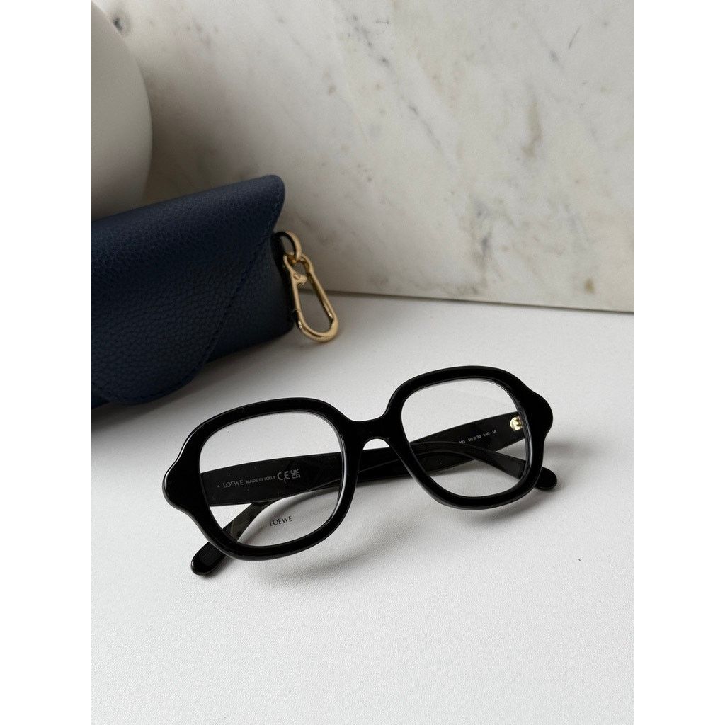 Loewe NEW Loewe LW50075I Curvy Black Eyeglasses Frames Size ONE SIZE - 2 Thumbnail