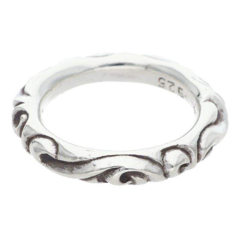 Chrome Hearts Chrome Hearts Scroll Band Silver Ring Size ONE SIZE - 2 Thumbnail
