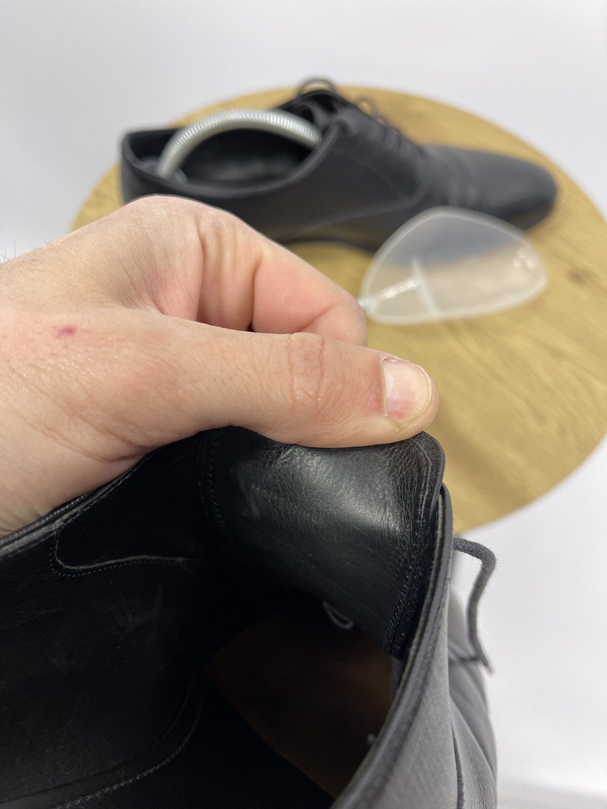 Prada Prada Men's 2EC031 Saffiano Leather Business Shoes Size 8 US Size US 8 / EU 41 - 11 Thumbnail