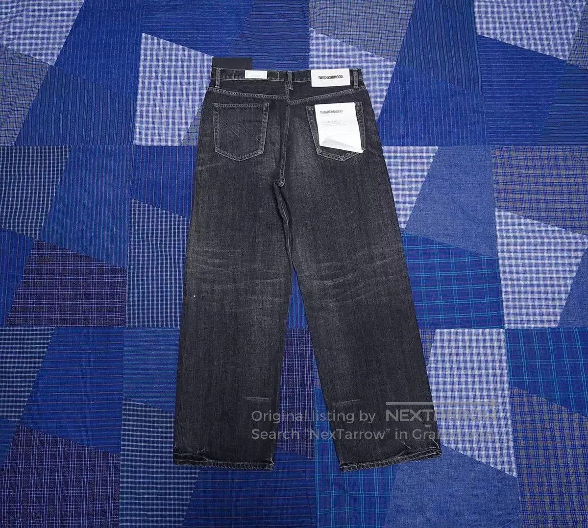 Neighborhood neighborhood washed denim wide pants. Size US 44 / EU 60 - 2 Thumbnail