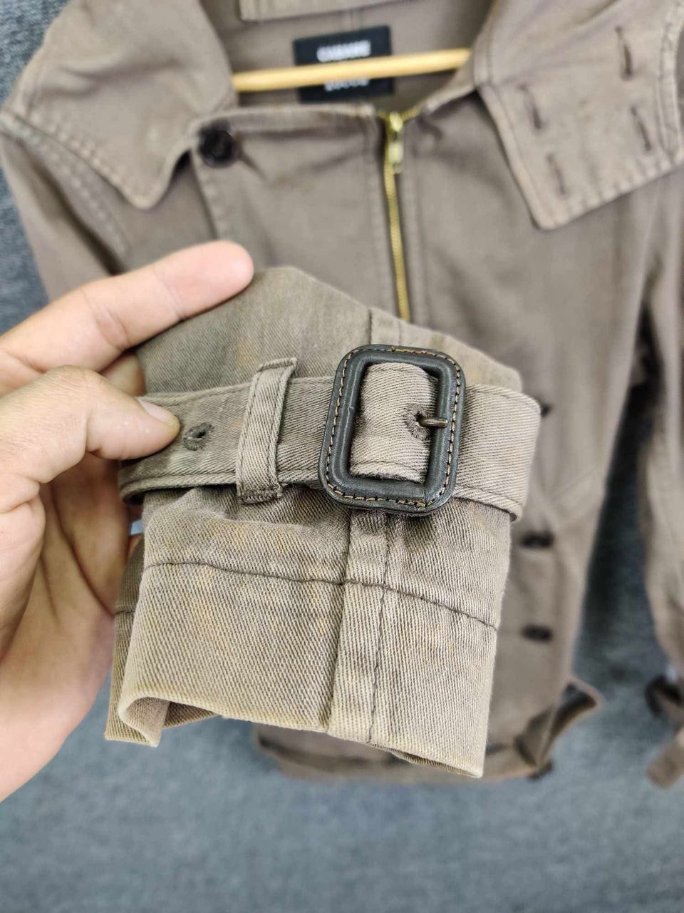 CABANE de ZUCCa 🥷 Cabane De Zucca Issey Miyake Asymmetric Closure Jacket Size US M / EU 48-50 / 2 - 13 Thumbnail