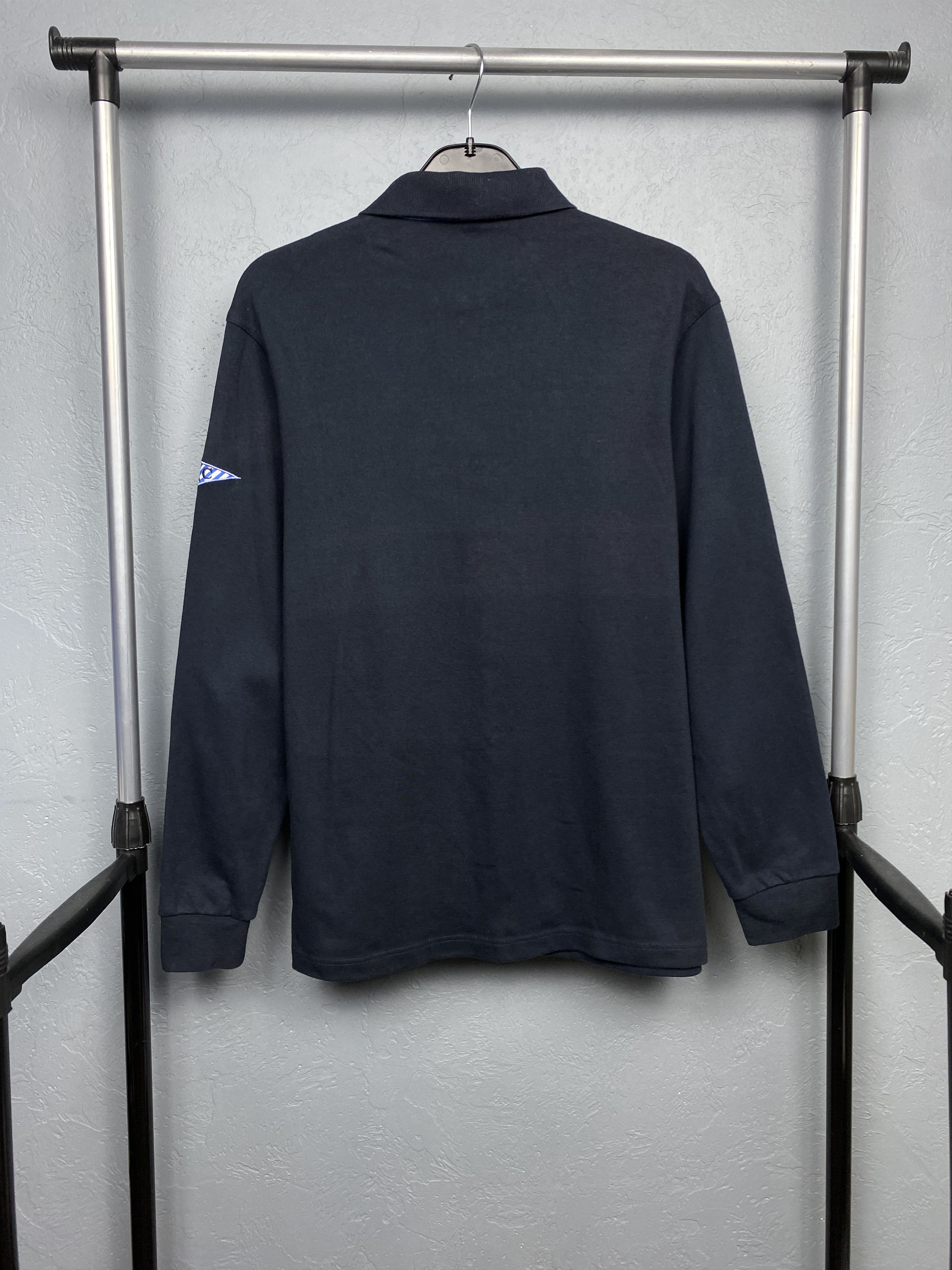Paul & Shark × Vintage Paul & Shark Vinage Mens Long Sleeve Polo Shirt Size US L / EU 52-54 / 3 - 10 Thumbnail