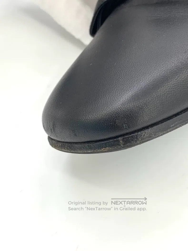 Gucci Gucci Black rhinestone little bee flat leather shoes Size US 5.5 / IT 35.5 - 8 Thumbnail