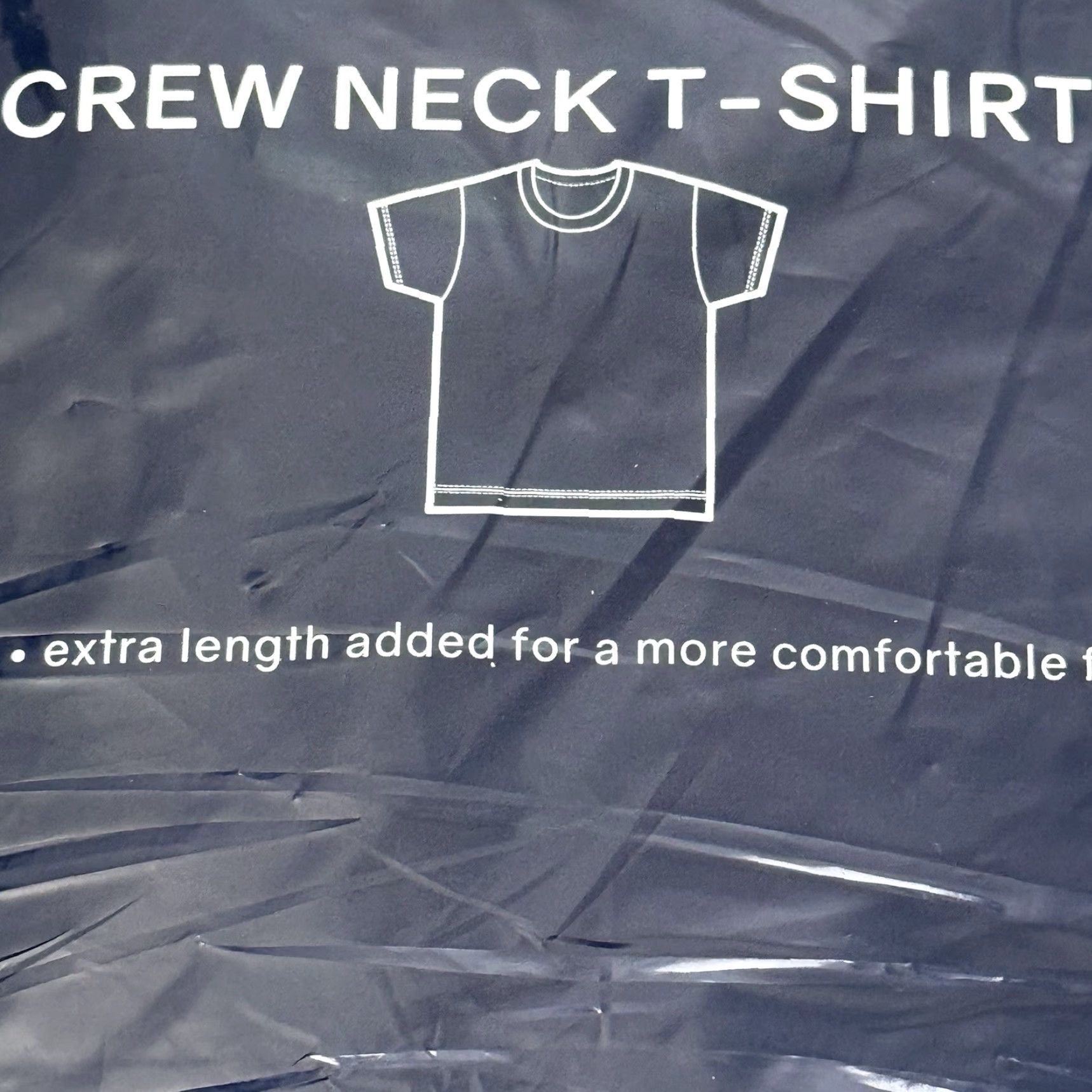 Vintage HB Harbor Bay Black Crew Neck T-Shirts Mens 4XL 2 Pack 100% Cotton | Big & Tall Size US XXL / EU 58 / 5 - 3 Thumbnail