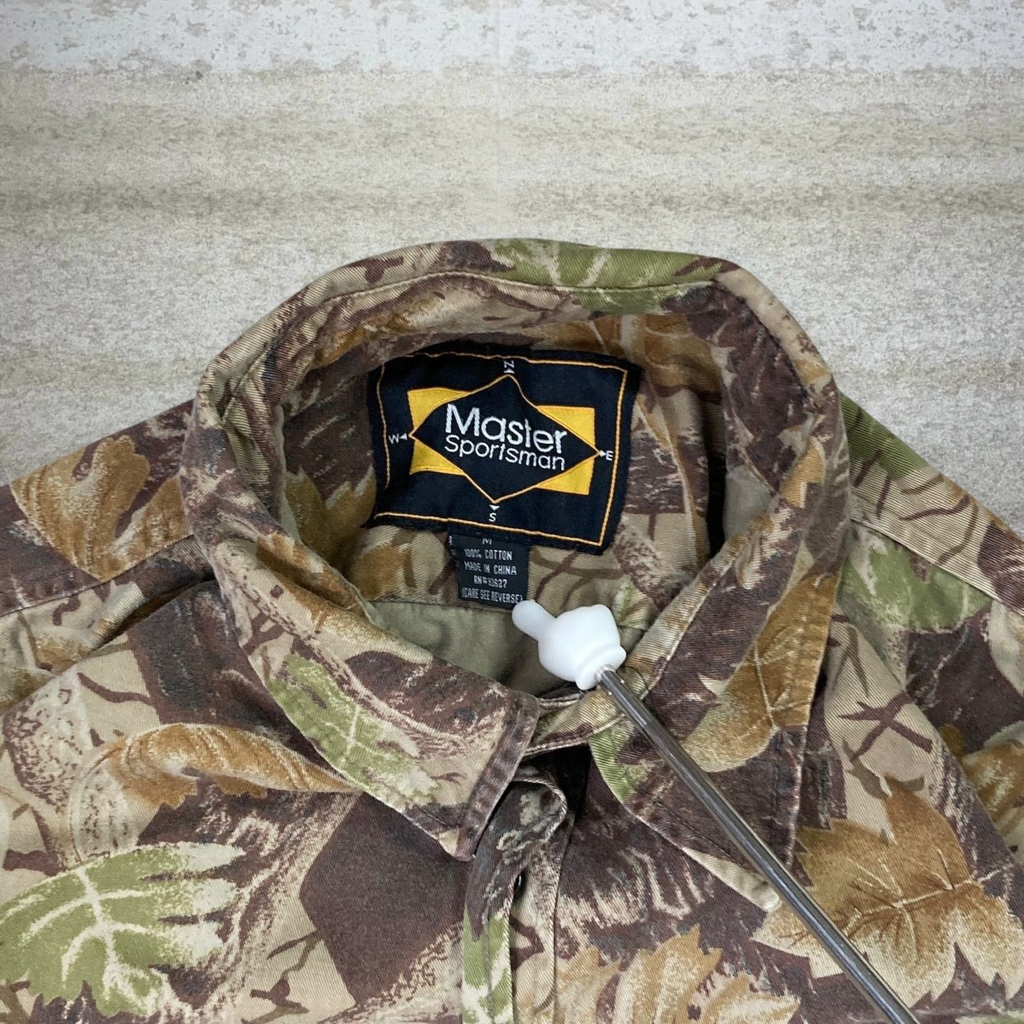 Vintage Vintage 90s Master Sportsman Button Up Shirt Mens S Camo Size US S / EU 44-46 / 1 - 3 Thumbnail