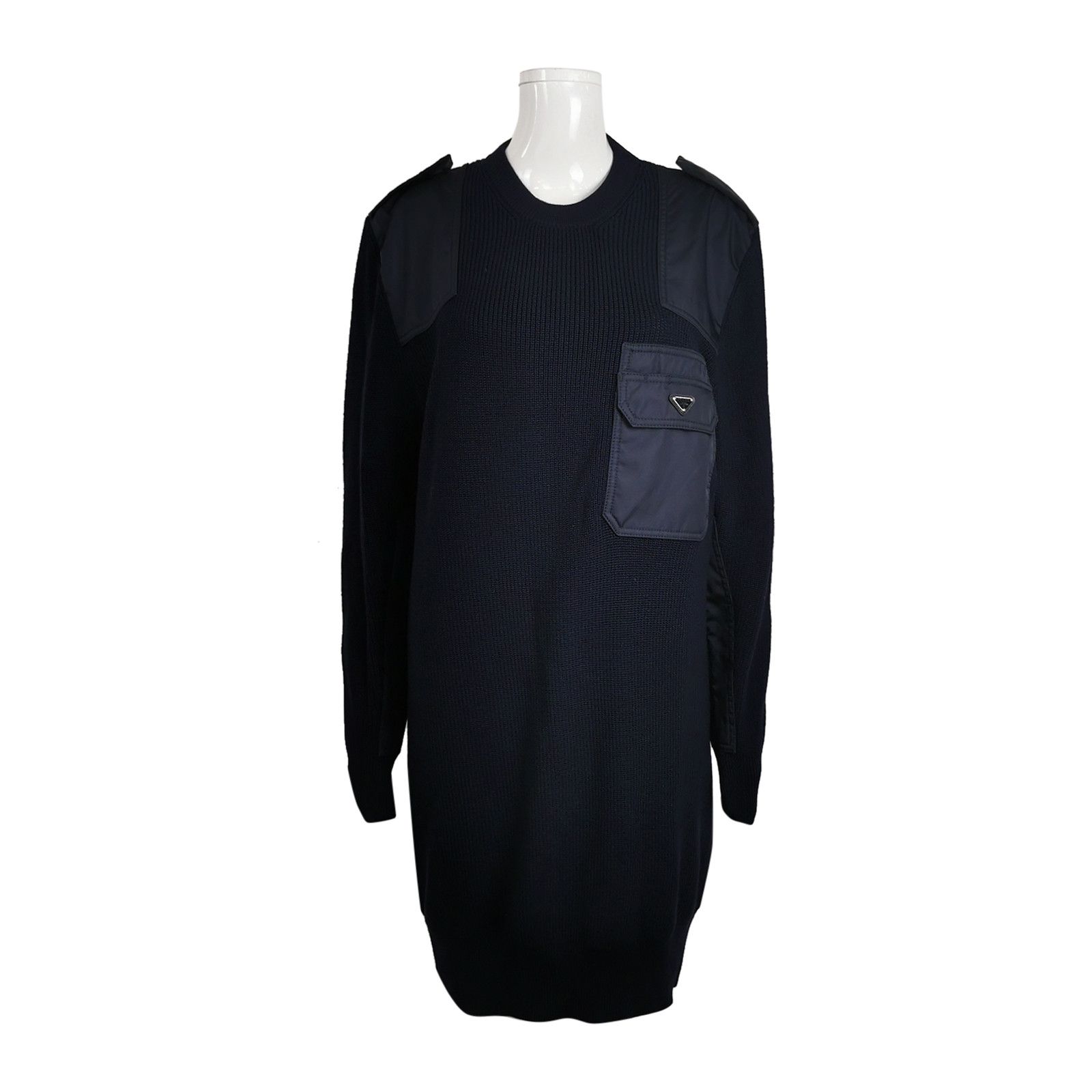 Prada Prada Re-Nylon Knit Logo Plaque Dress Size 40 Size S / US 4 / IT 40 - 1 Thumbnail