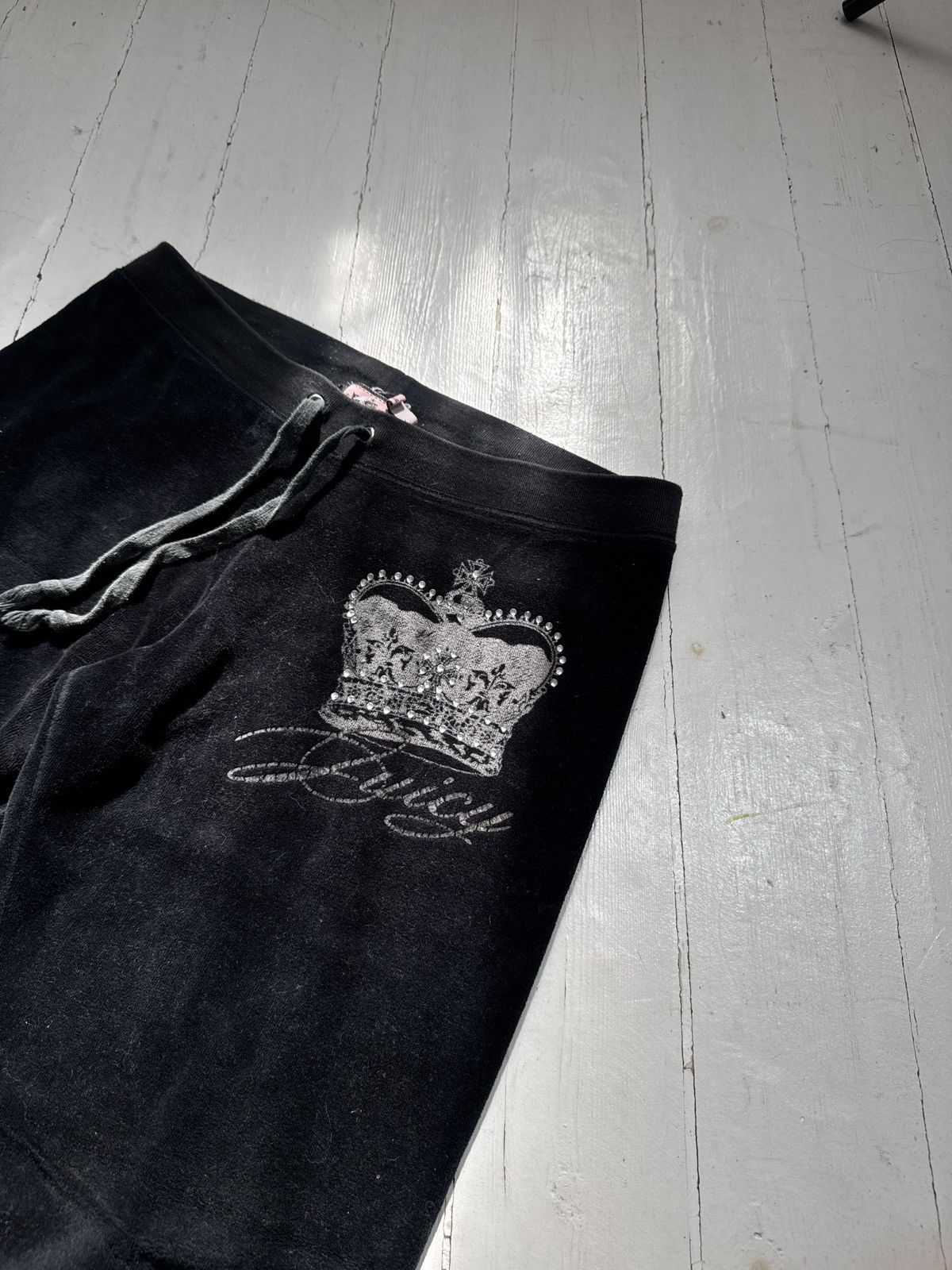 Juicy Couture VINTAGE VELOUR JUICY COUTURE 2000s PANTS Size 32" / US 10 / IT 46 - 2 Thumbnail