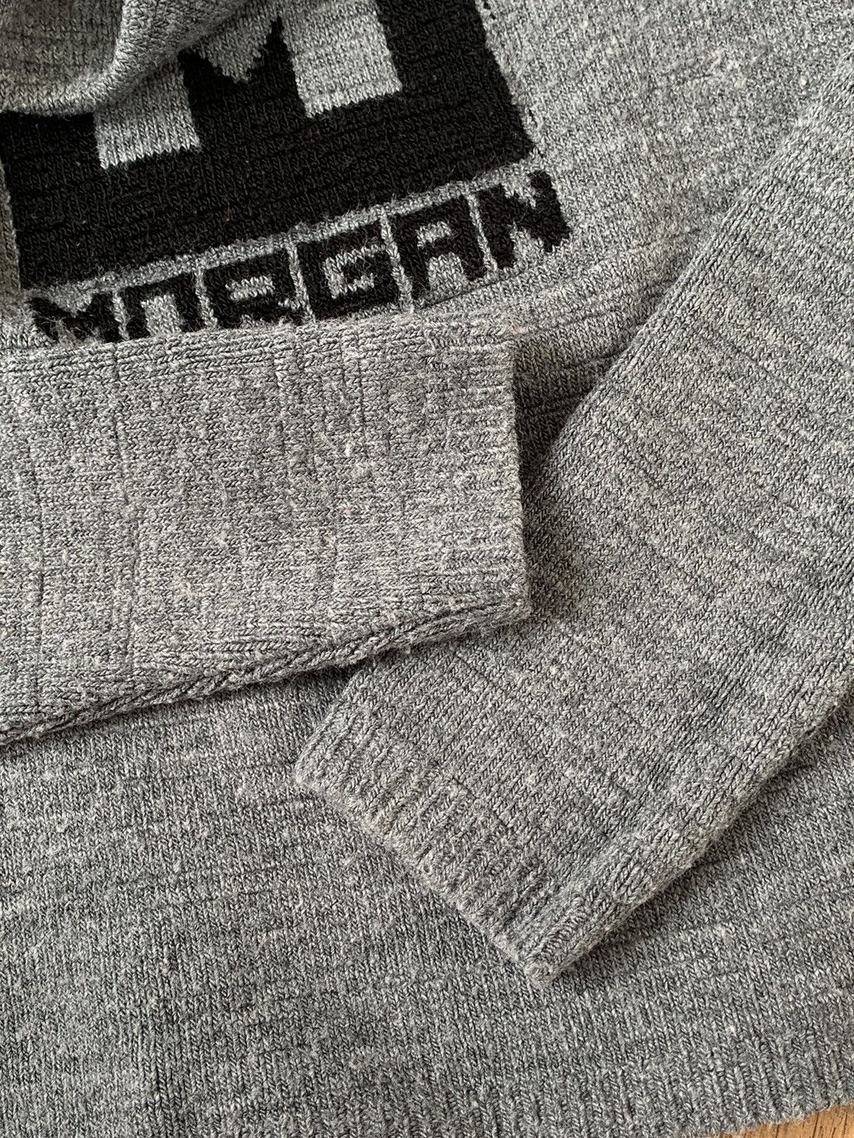Japanese Brand VINTAGE JAPAN STYLE MORGAN BIG LOGO KNITTED SWEATER Size S / US 4 / IT 40 - 7 Thumbnail