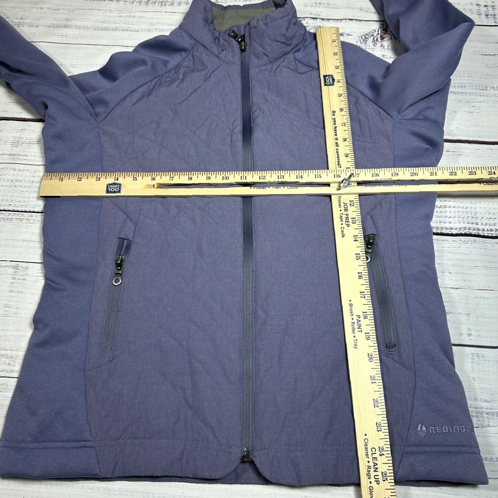 Vintage Womens Redington Purple Insulated Jacket Quilted Full Zip Nylon Zip Pockets Sz L Size L / US 10 / IT 46 - 2 Thumbnail