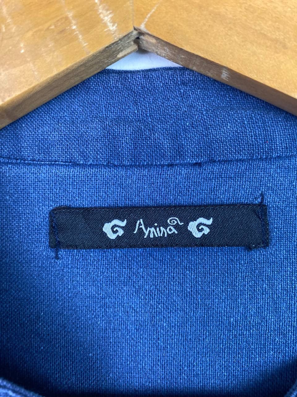Japanese Brand amina japanese brands open collar shirt nice design Size US XL / EU 56 / 4 - 6 Thumbnail