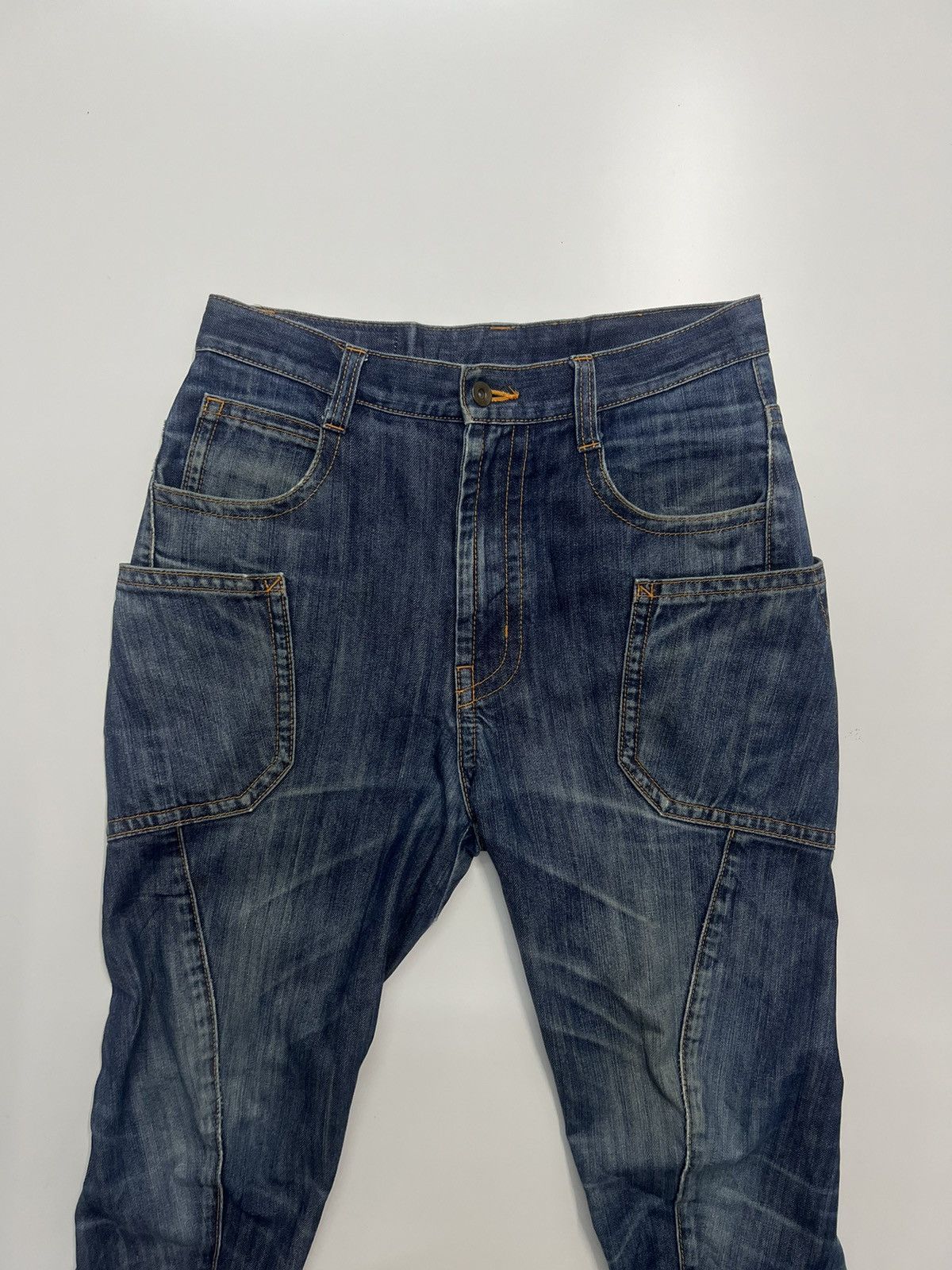 Japanese Brand Grip Swany Multipocket Denim Jeans Size 31" Size US 31 - 5 Thumbnail
