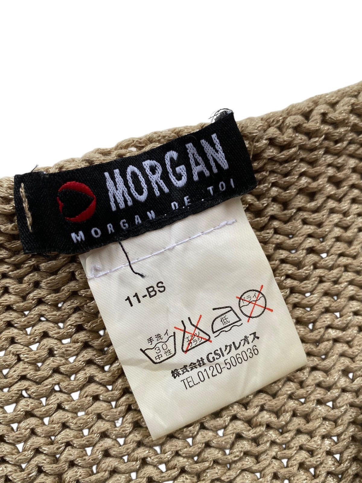 Japanese Brand × Morgan Homme Vtg Morgan De toi Sweater Size XS / US 0-2 / IT 36-38 - 8 Thumbnail