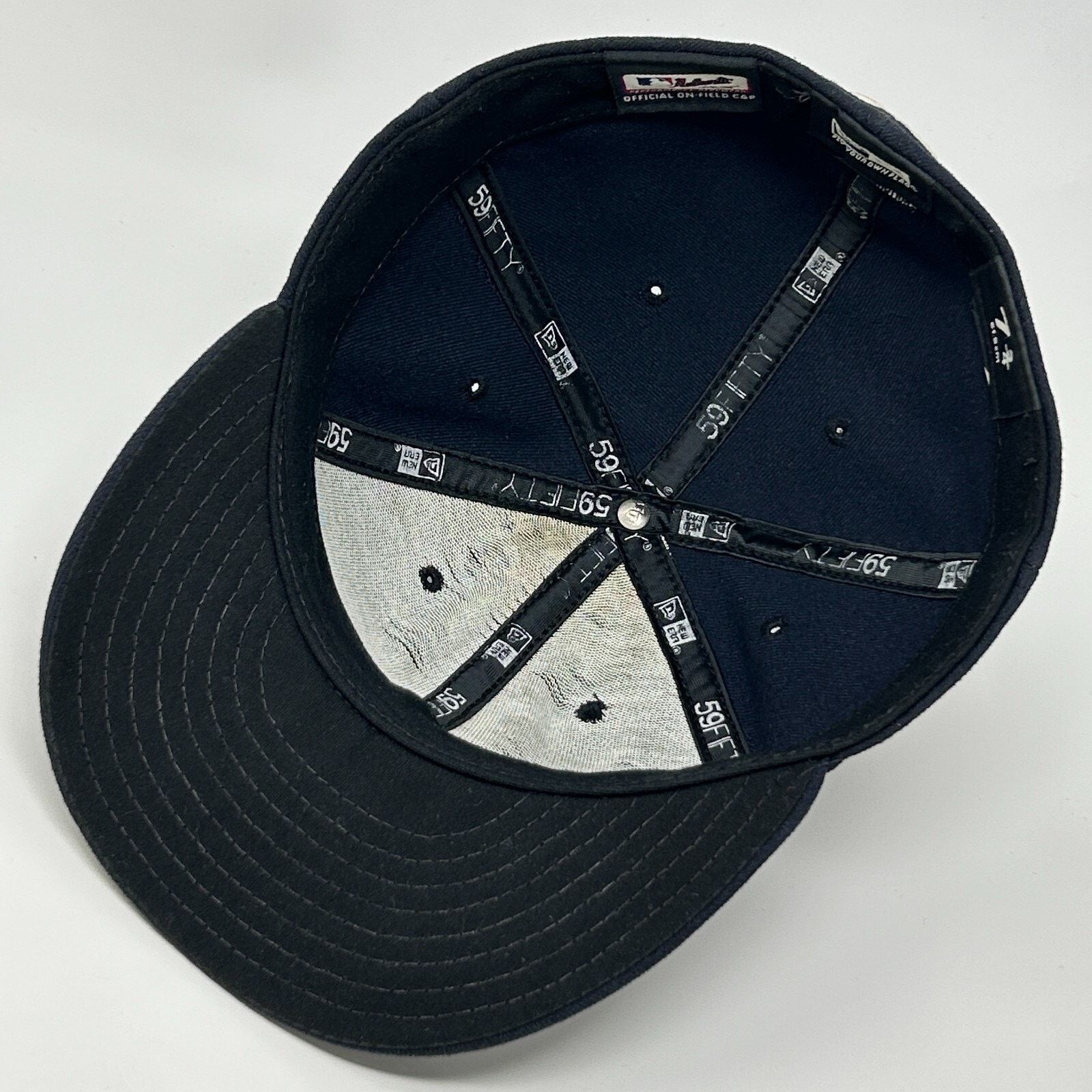 New Era Seattle Mariners Hat Baseball Cap Fitted 7 3/4 Blue New Era Size ONE SIZE - 4 Thumbnail