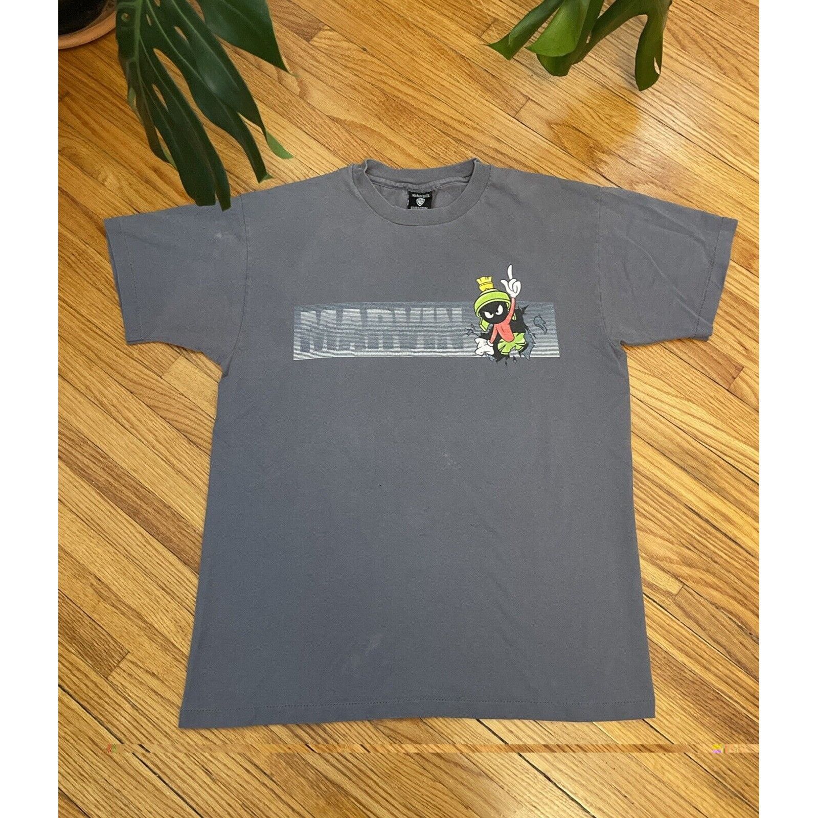 Vintage Vintage 90s Large Looney Tunes Marvin The Martian Warner Sin Size US L / EU 52-54 / 3 - 1 Thumbnail