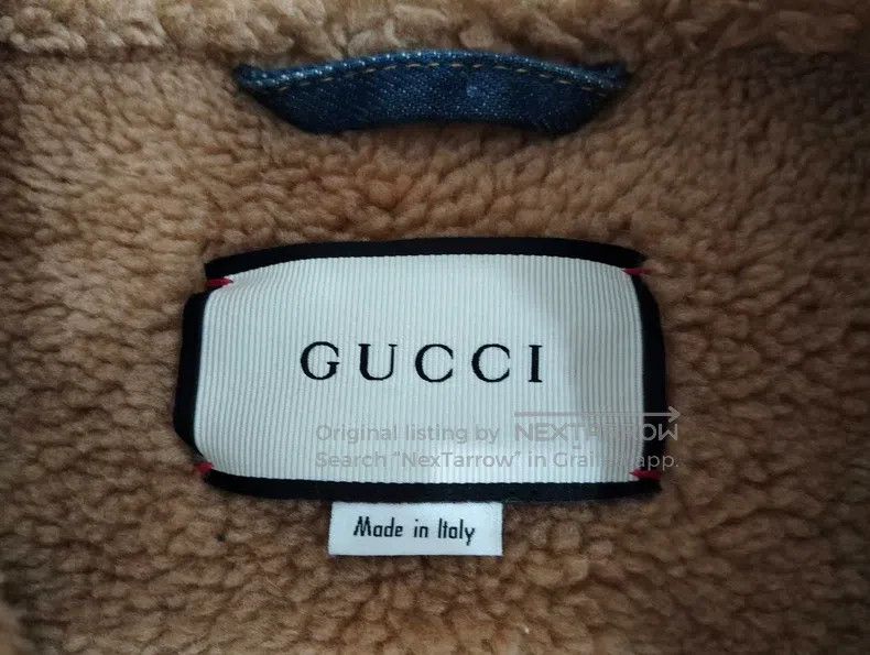Gucci Gucci Denim jacket with lamb fleece Size US M / EU 48-50 / 2 - 5 Thumbnail