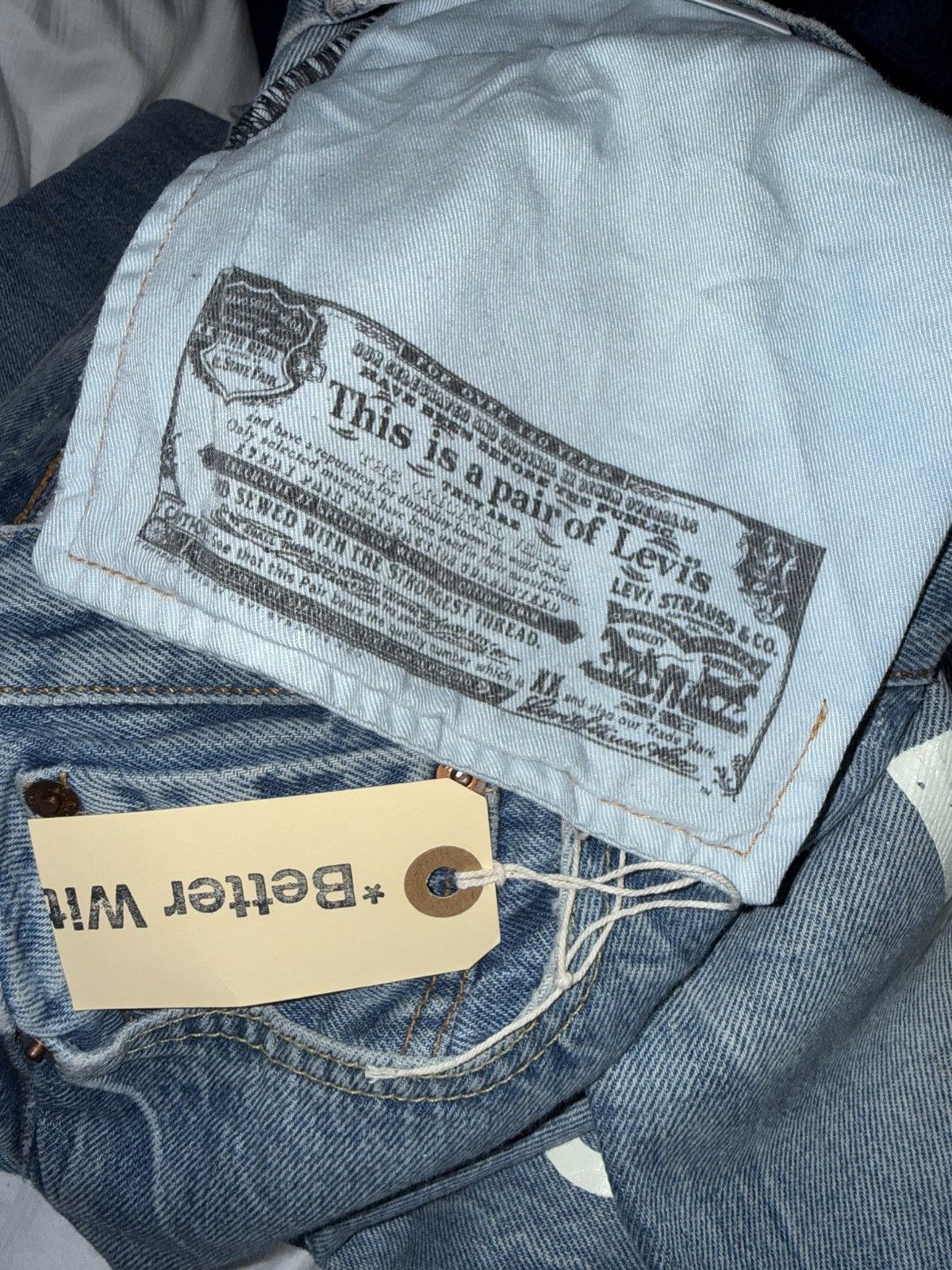 Better With Age Better with age logo jeans Size US 36 / EU 52 - 10 Thumbnail