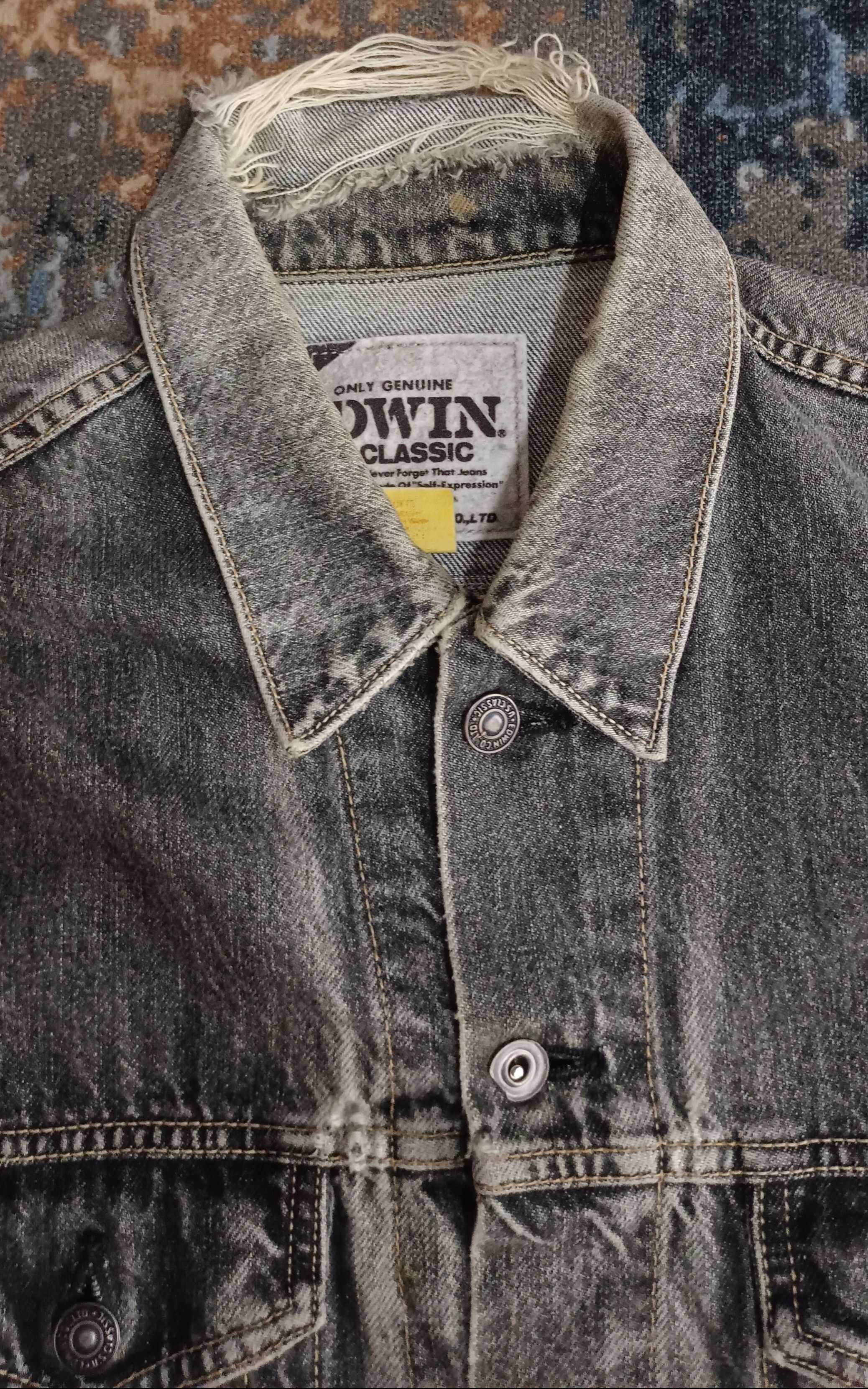 Edwin Edwin Us Classic Style A-01J Distressed Denim Jacket Size US L / EU 52-54 / 3 - 12 Thumbnail