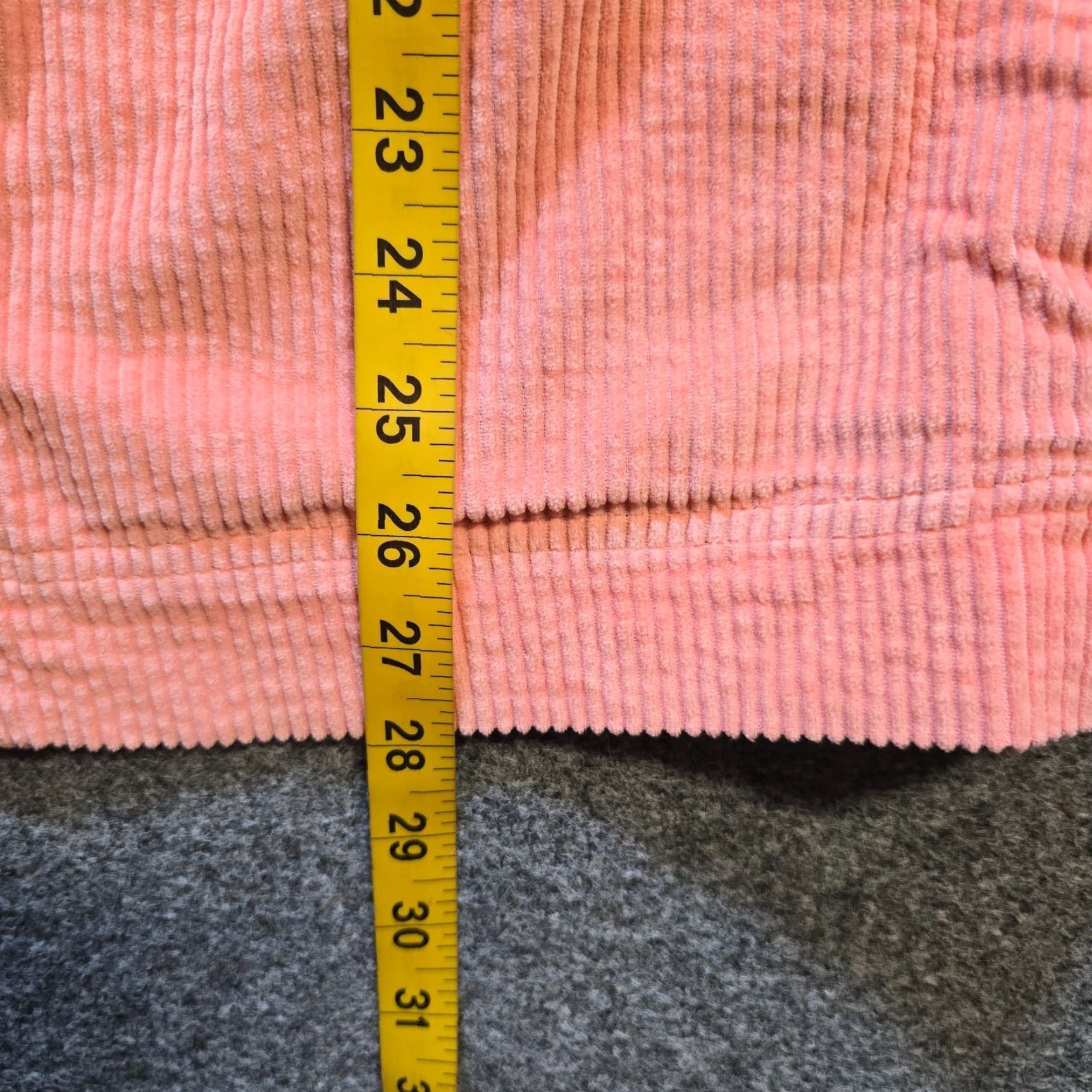 Vintage L.L. Bean Jacket Womens Small Tall Orange Wide Wale Corduroy Shirt Shacket Casual Size S / US 4 / IT 40 - 7 Thumbnail