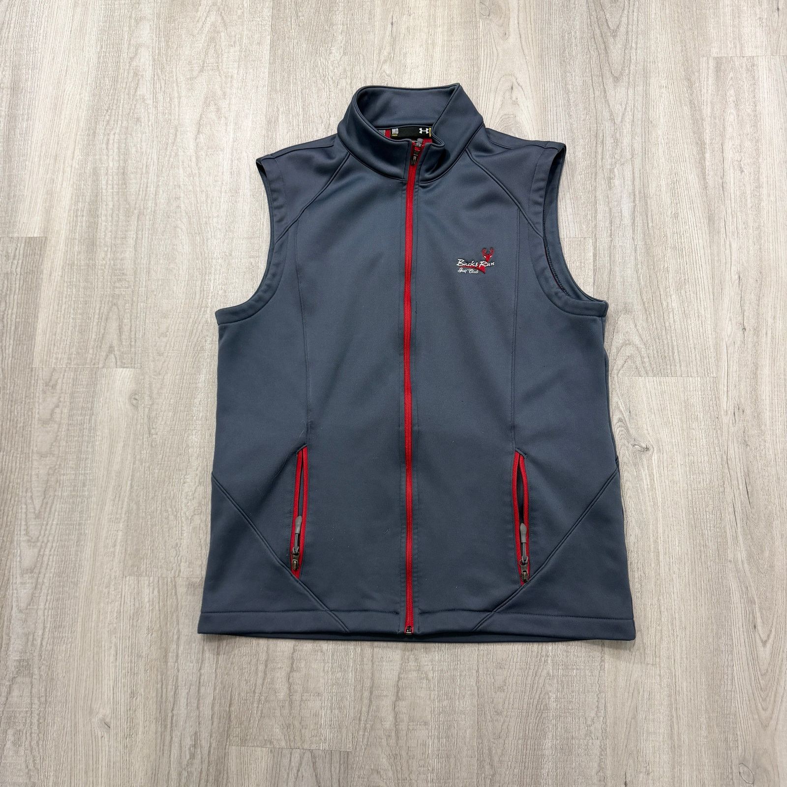 Under Armour Under Armour Vest Men's Medium Gray Red Bucks Run Golf Club Size US M / EU 48-50 / 2 - 1 Thumbnail