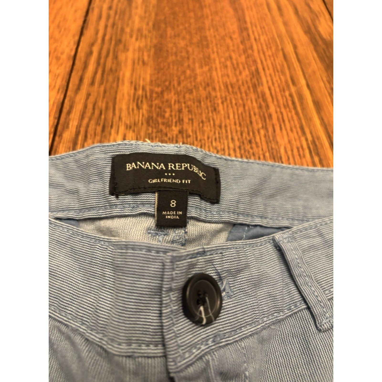 Banana Republic Banana Republic Chino Pants Women 8 Cotton Relaxed Straight Front Button Zipper Pockets Casual Womens Size 30" / US 8 / IT 44 - 2 Thumbnail