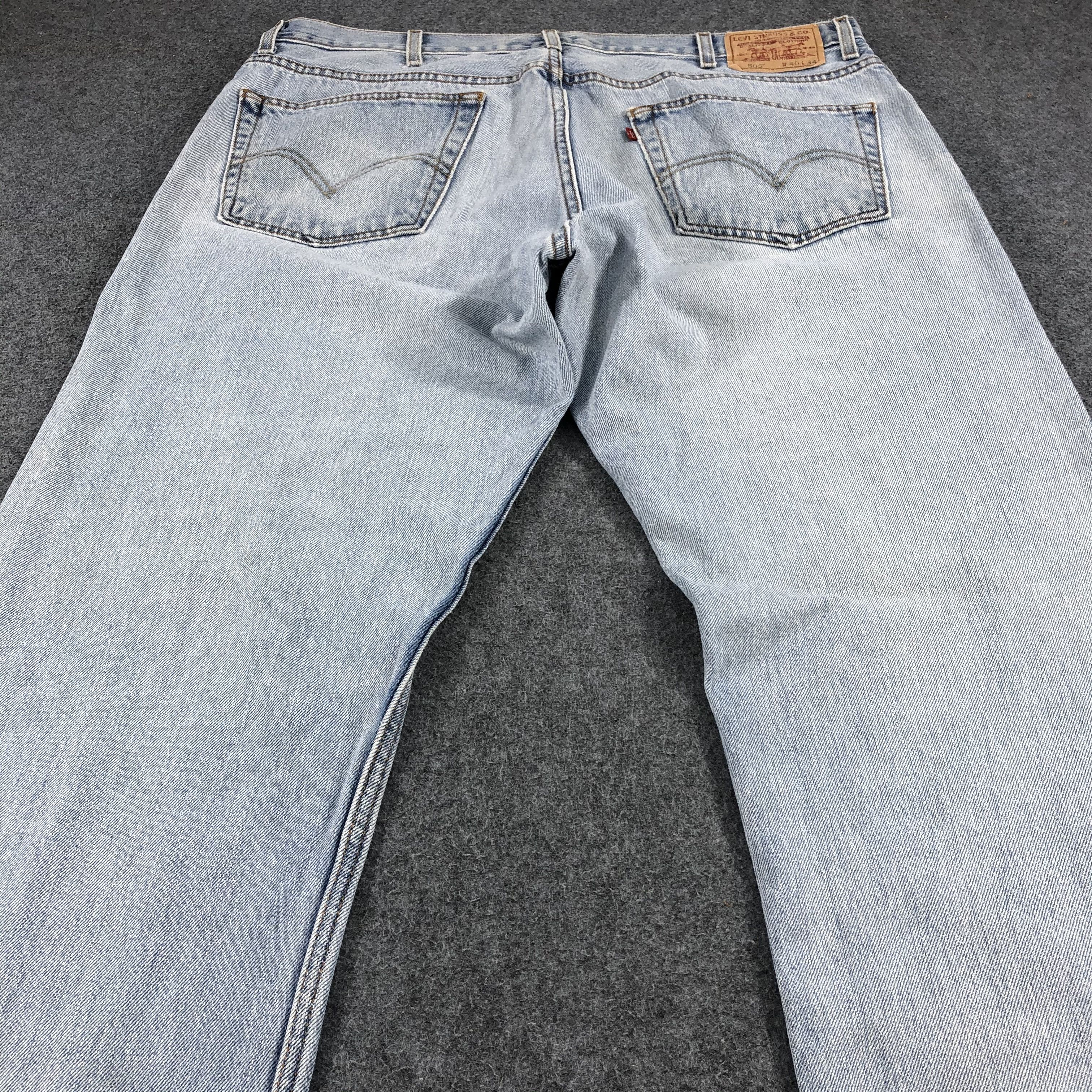 Levi's Vintage Light Washed Levis 505 Jeans-J932 Size US 40 / EU 56 - 4 Thumbnail