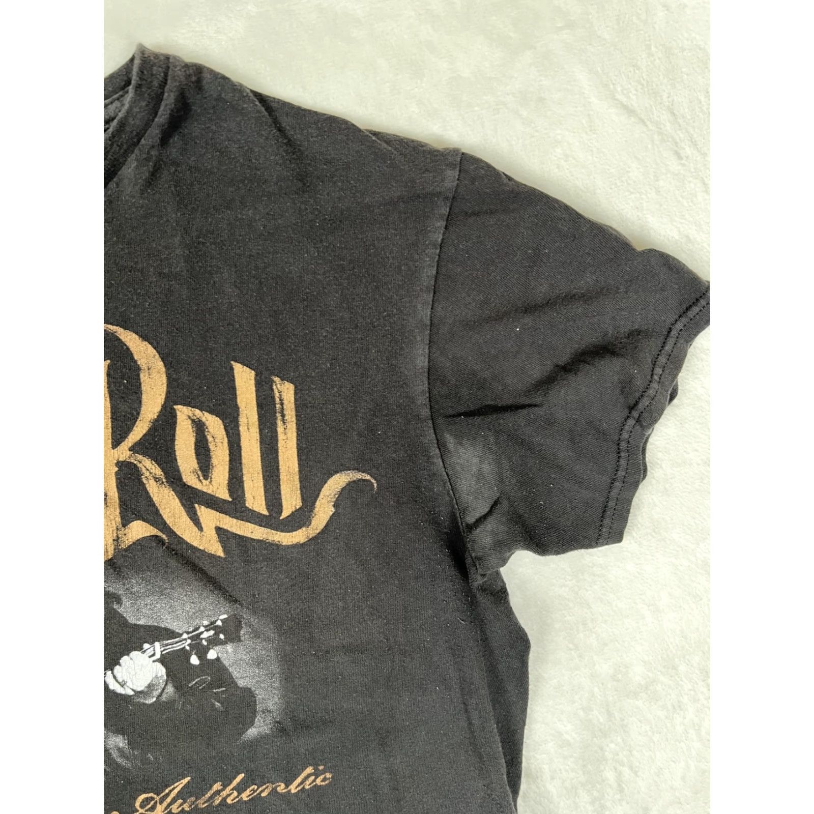 Vintage Jelly Roll T-Shirt Black M Womens Short Sleeve Crew Neck Graphic Print Guitar 100 Percent Authentic Music Size M / US 6-8 / IT 42-44 - 3 Thumbnail
