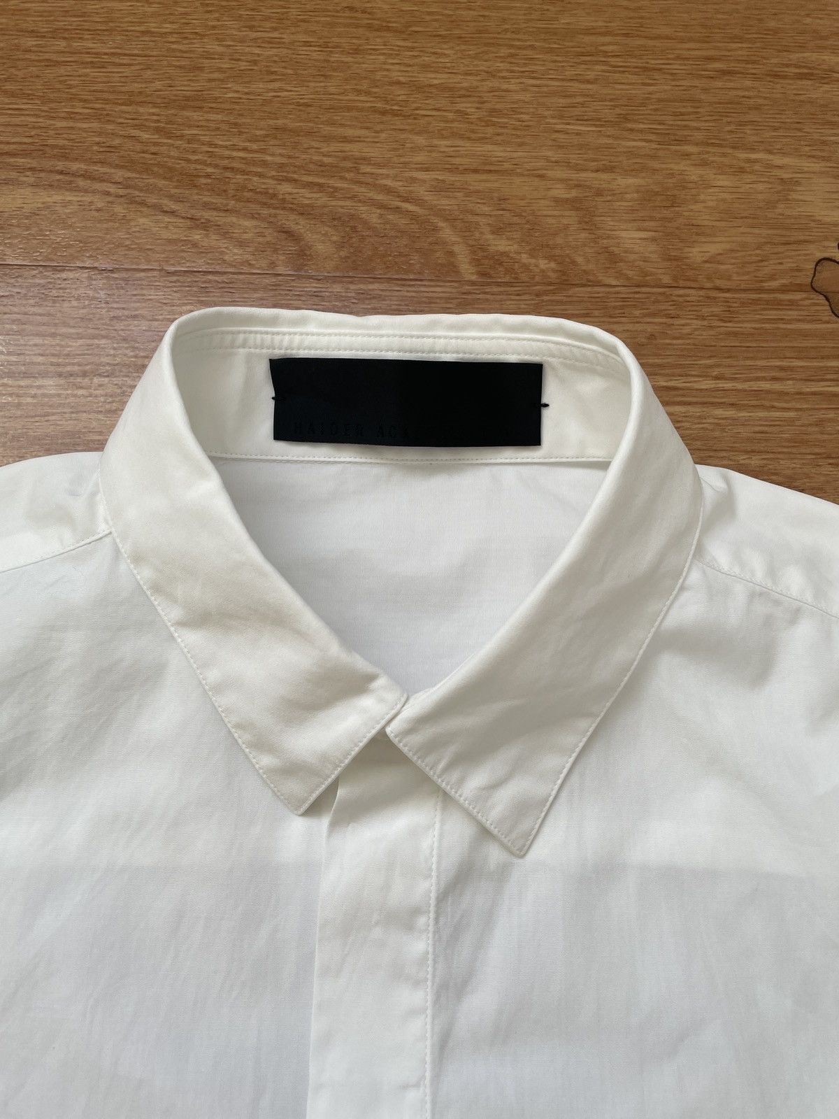 Haider Ackermann Haider Ackermann White Cotton Shirt Size US M / EU 48-50 / 2 - 8 Thumbnail