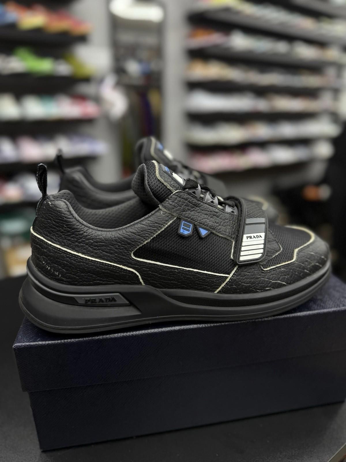 Prada Prada Men's Luxury Mechano Black - Sneakers 10UK/11US Size US 11 / EU 44 - 3 Thumbnail