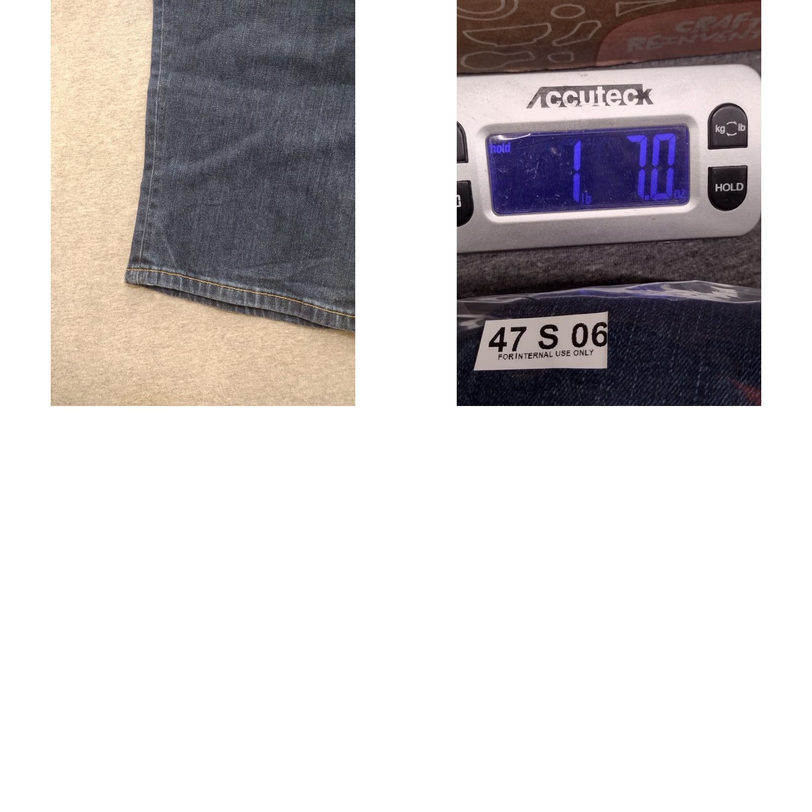 Vintage Unbranded Women's Jeans Dark Wash Denim Cotton Blend Size 22 Plus 5-Pocket Design High Rise Straight Blue Pants Womens Size 40" / US 18 - 8 Thumbnail