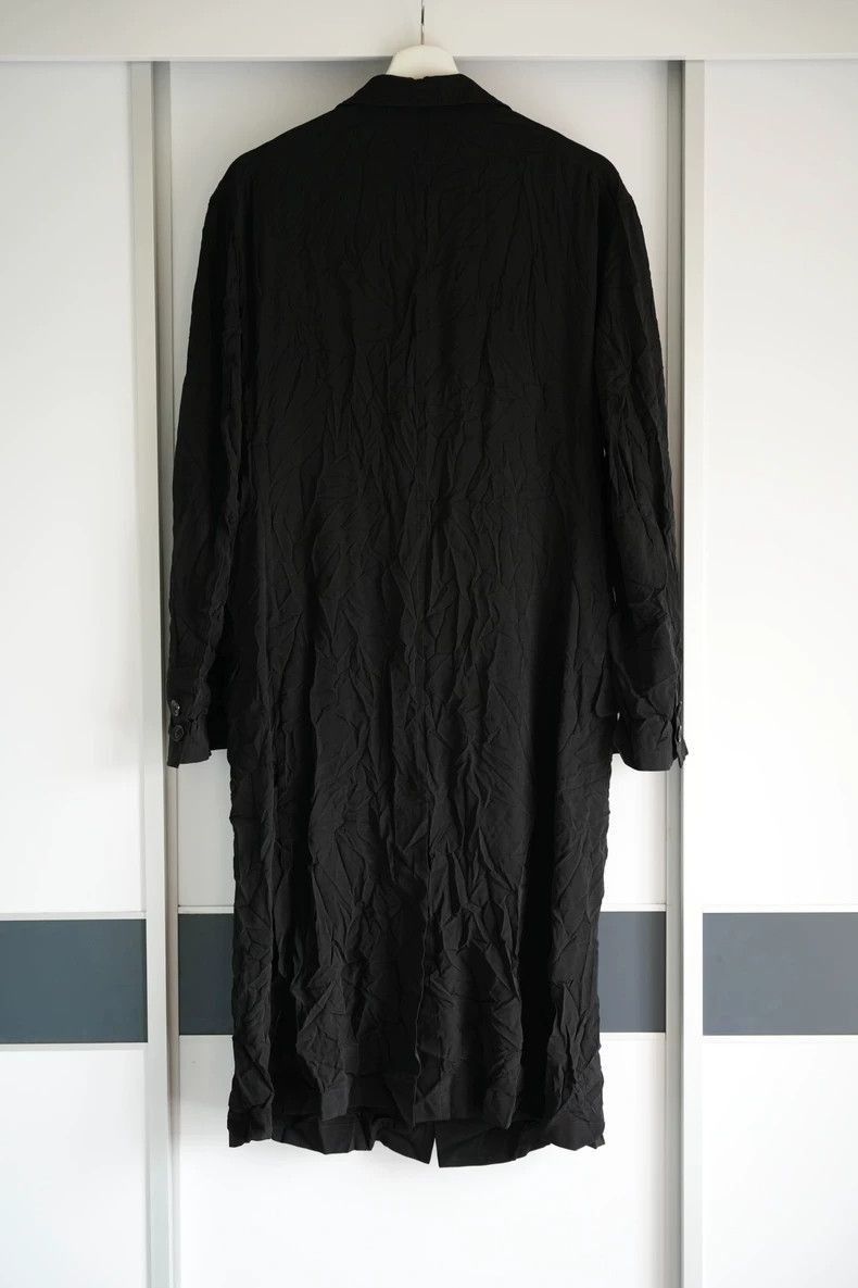 Yohji Yamamoto Yohji Yamamoto Yohji Yamamoto Black Wrinkled Jacket Size US M / EU 48-50 / 2 - 2 Thumbnail