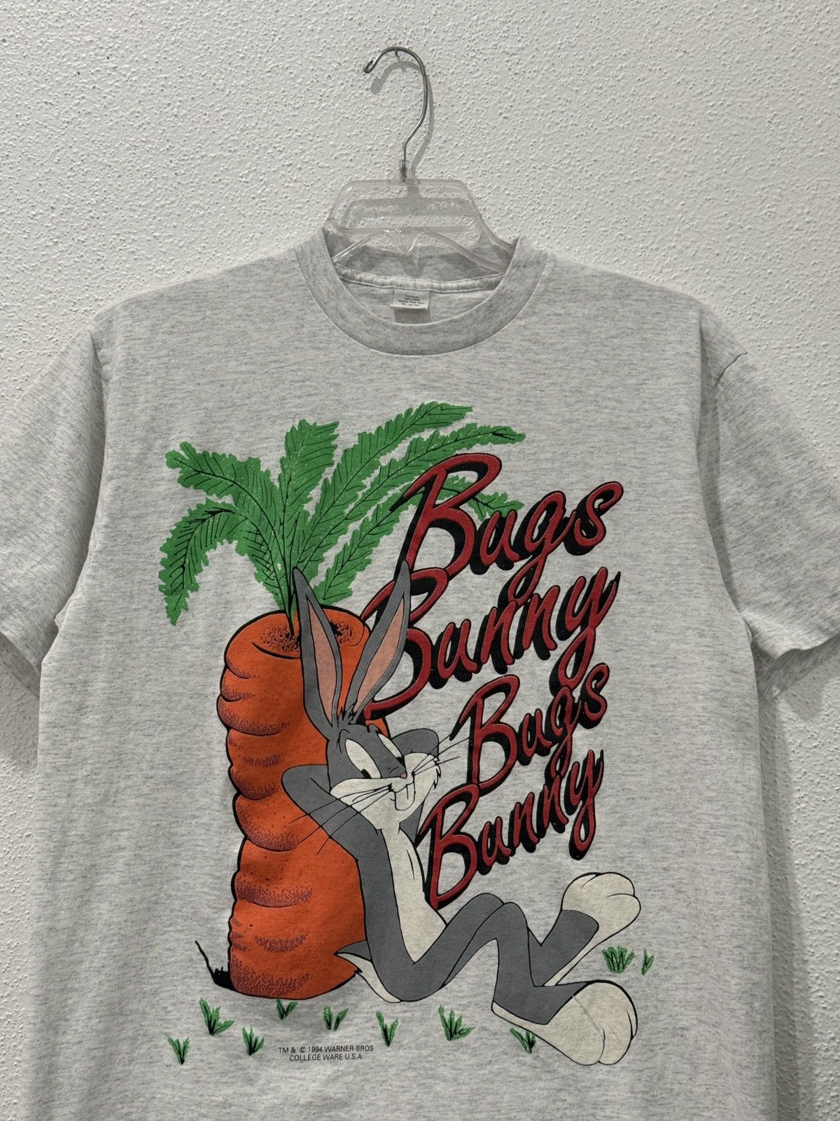 Warner Bros Vintage 90s Bugs Bunny Graphic TShirt Single Stitch 1994 Size US L / EU 52-54 / 3 - 2 Thumbnail