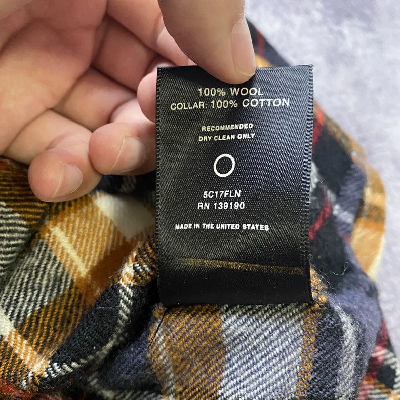 Fear of God Fear of God Season 5 5th Denim Neck Wool Plaid Shirt Size US S / EU 44-46 / 1 - 3 Thumbnail
