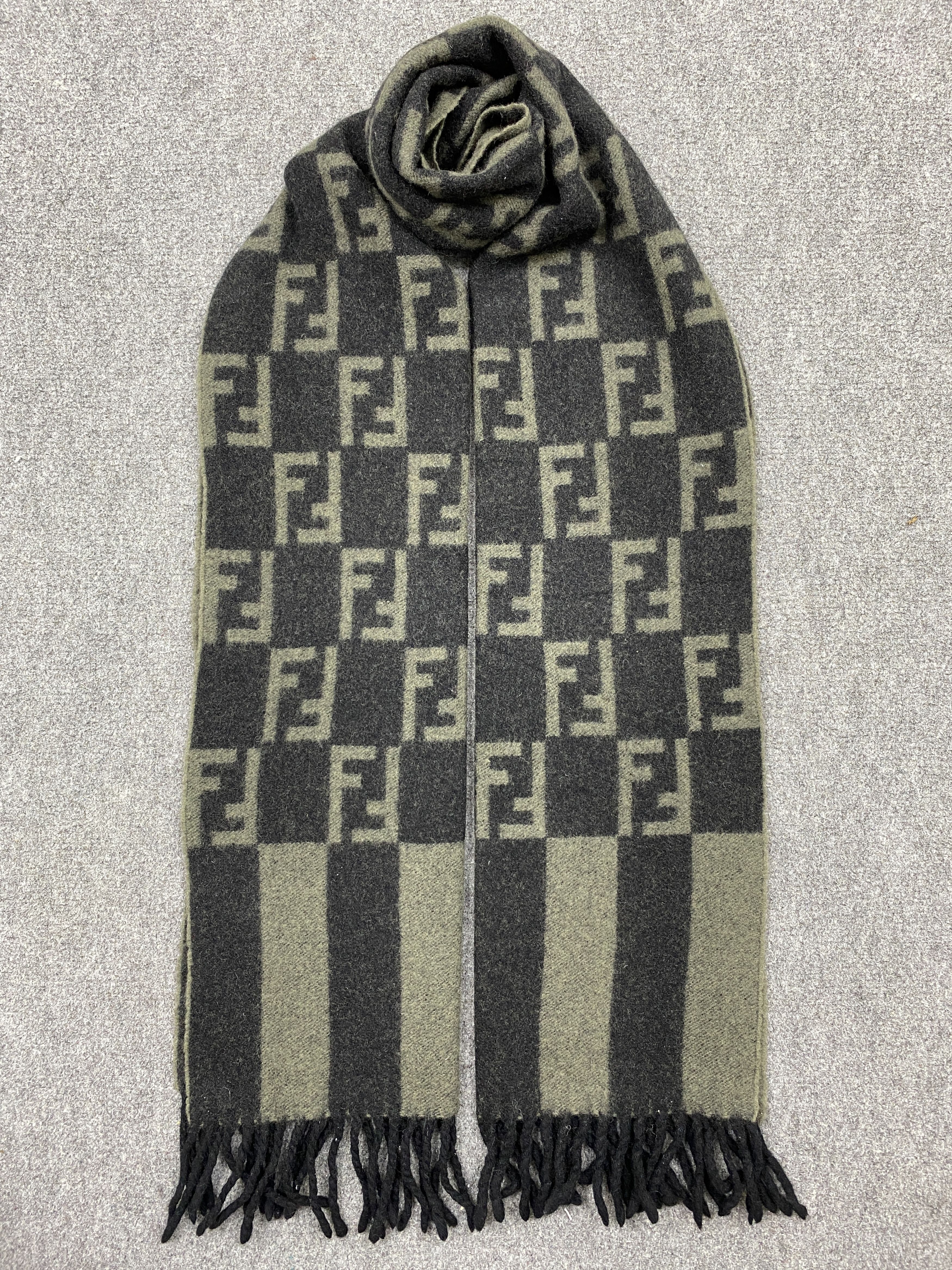 Fendi Vintage Fendi Monogram Scarf/Muffler -SC0103 Size ONE SIZE - 6 Thumbnail