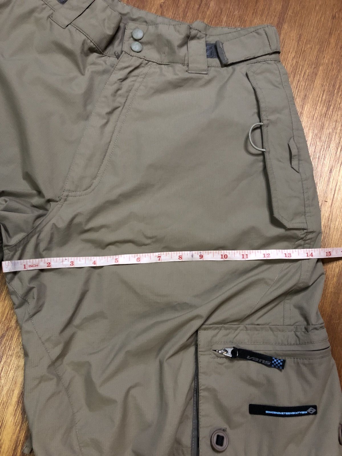 Vans Vintage Vans Snowboarding Tactical Cargo Pants Size US 30 / EU 46 - 20 Thumbnail