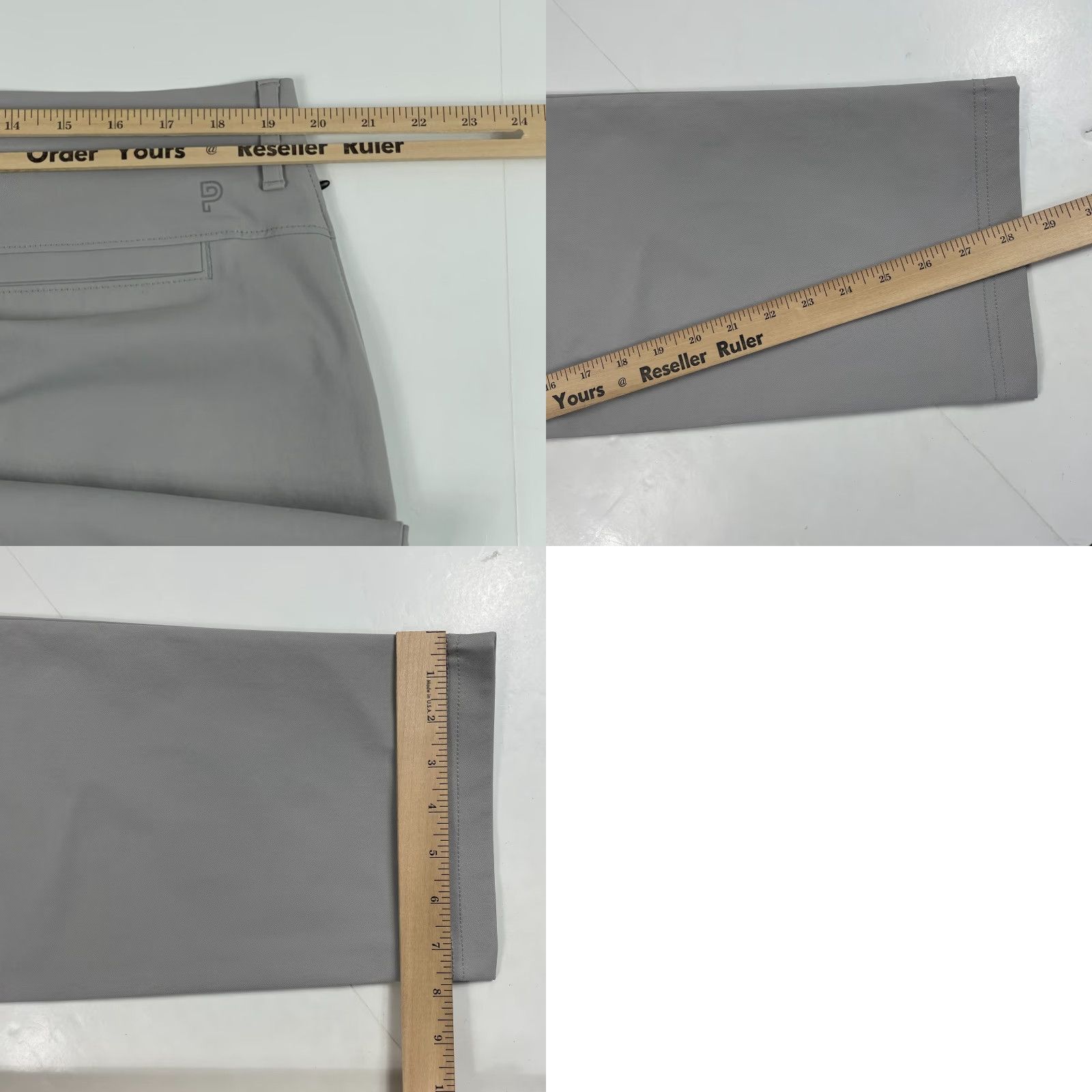 Vintage Public Rec Pants Mens 38 x 30 Gray Gamechanger 5 Pocket Straight Leg Tech Golfer Pants Size US 38 / EU 54 - 9 Thumbnail