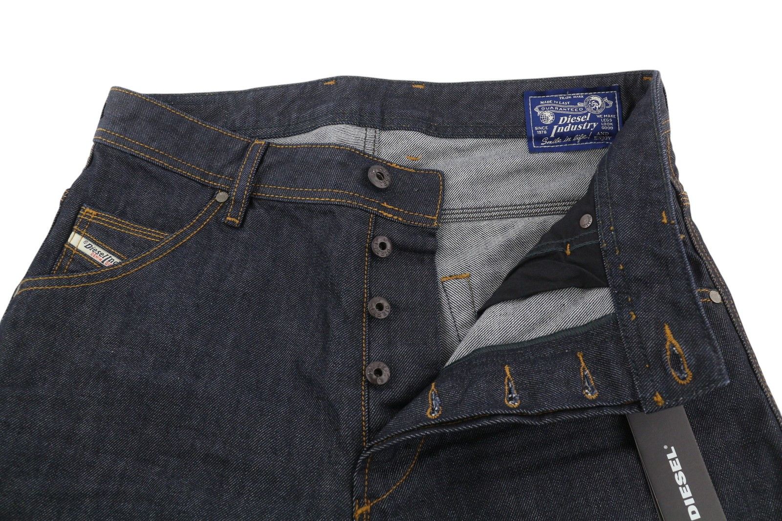 Diesel Kroshort R8E50 Men Shorts W29 Denim Dark Blue 41351 Size US 29 - 4 Thumbnail