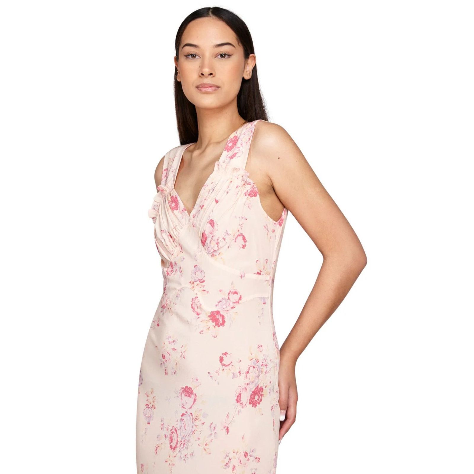 Realisation Par NWT REALISATION PAR IVY EDEN Floral Maxi Cocktail Dress XXL Size XL / US 12-14 / IT 48-50 - 3 Thumbnail
