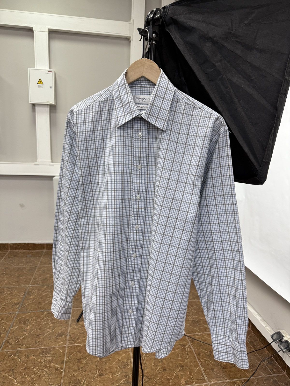 Yves Saint Laurent Vintage 90s Yves Saint Laurent YSL Shirt Rare Retro Y2K Hype Size US M / EU 48-50 / 2 - 1 Thumbnail