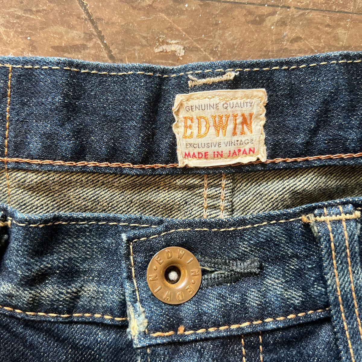 Edwin Edwin Dark Wash Jeans Size US 32 / EU 48 - 5 Thumbnail
