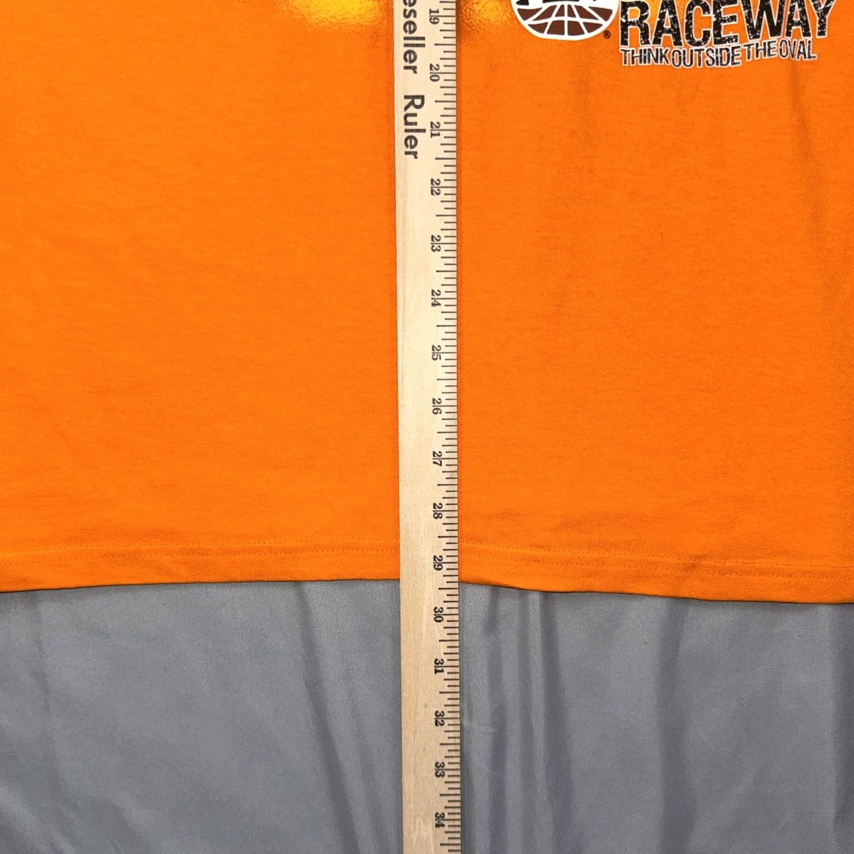 Anvil Sonoma Raceway Shirt Mens XL Orange Race Cars Graphic Tee Anvil Flames Size US XL / EU 56 / 4 - 7 Thumbnail