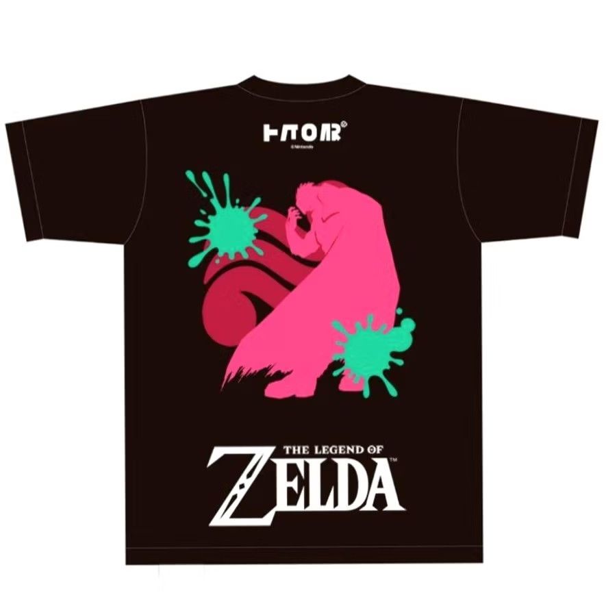 Vintage Splatoon 3 X The Legend of Zelda Splatfest T-shirt XL Size Unisex Adults Red Short Sleeve Shirt Ganondorf Theme Video Games Size US XL / EU 56 / 4 - 3 Thumbnail