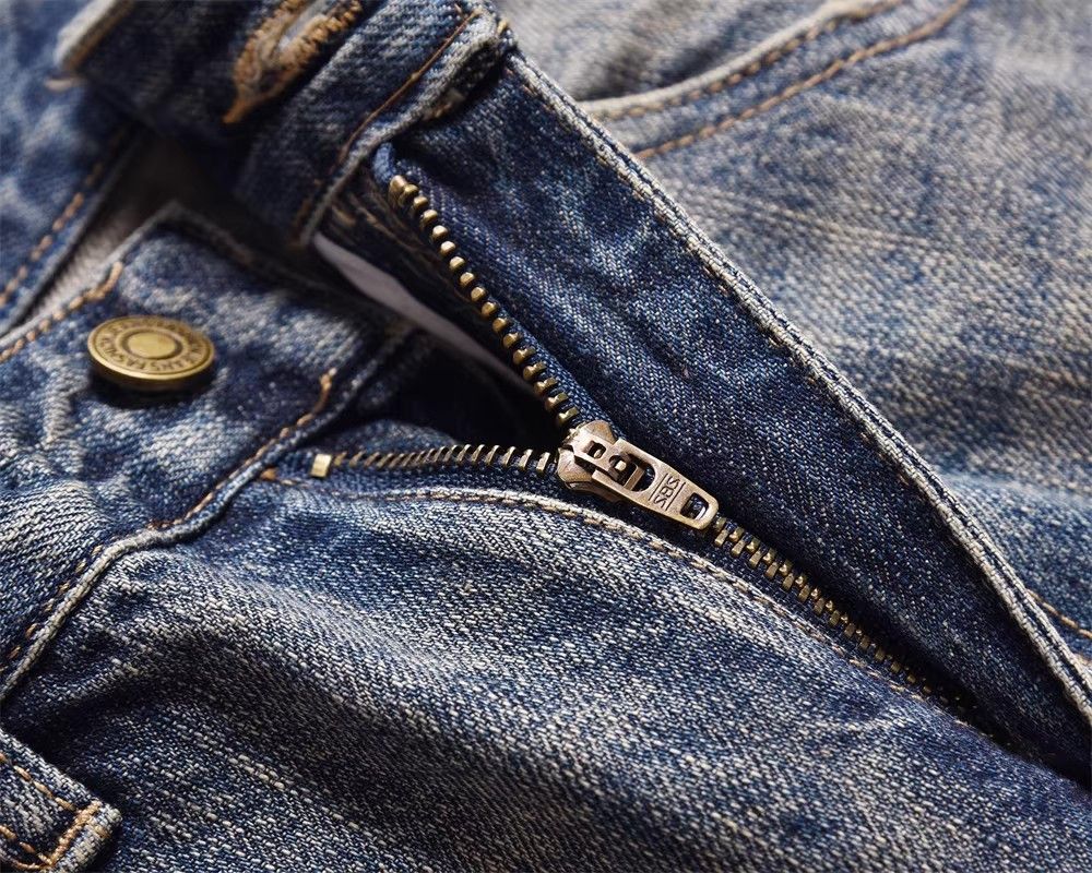Japanese Brand × Vintage American street washed retro flared jeans y2k Size US 32 / EU 48 - 4 Thumbnail