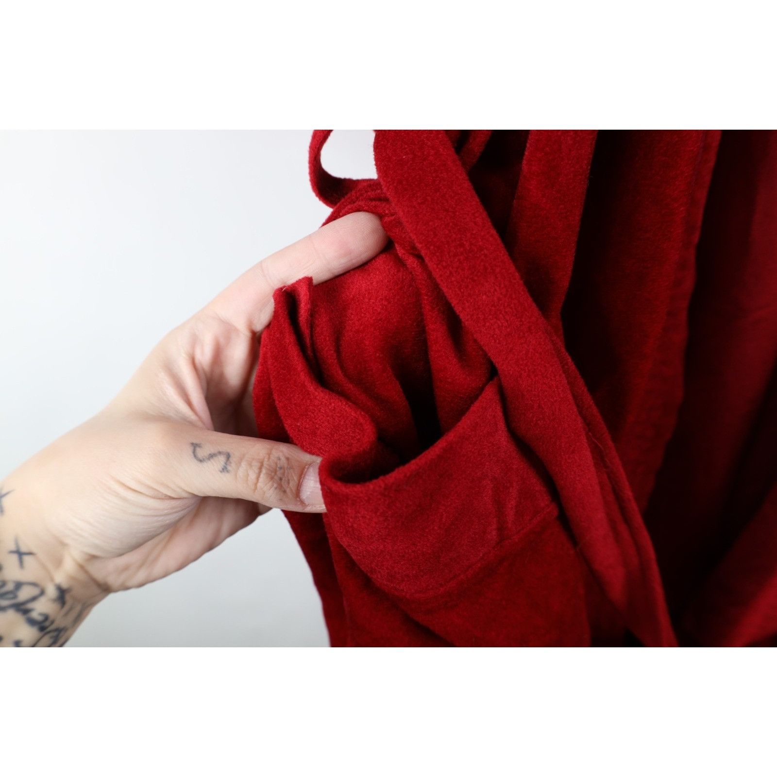 Vintage Vintage 60s 70s Streetwear Belted Velvet Velour Robe Size US L / EU 52-54 / 3 - 8 Thumbnail