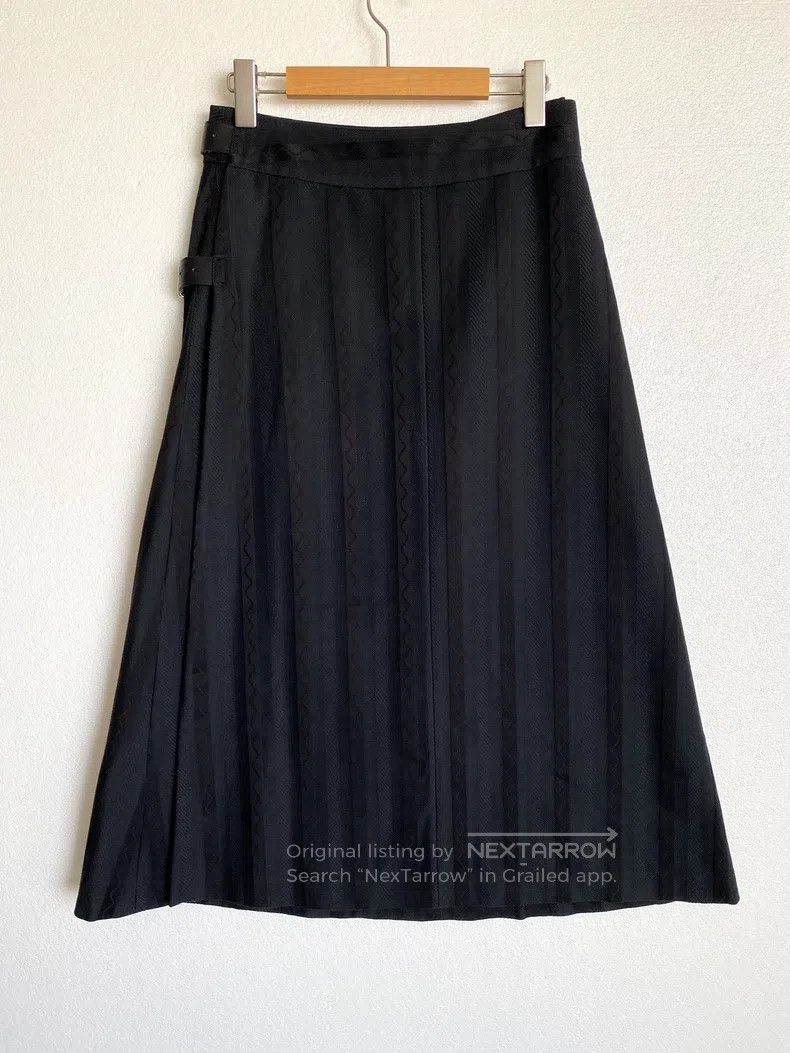 Comme des Garcons Comme Des Garcons size M Cotton and wool mixed dark patter Size 23" - 2 Thumbnail