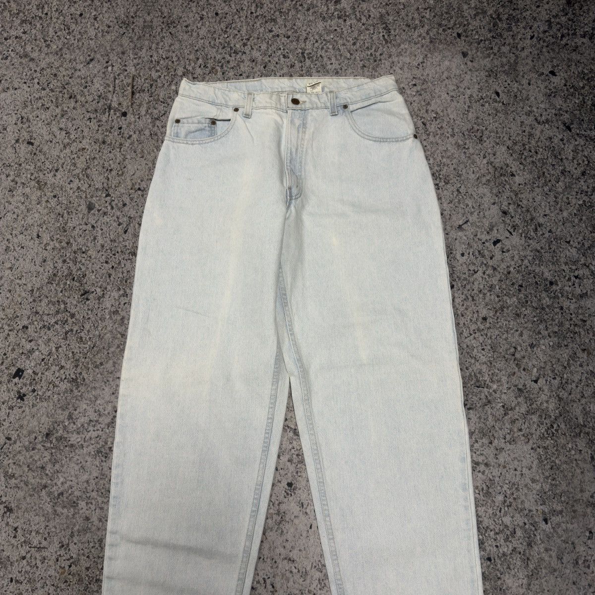 Levi's 90s Levi’s 560 Light Wash Denim Jeans ERD Grunge Chrome Size US 35 - 8 Thumbnail