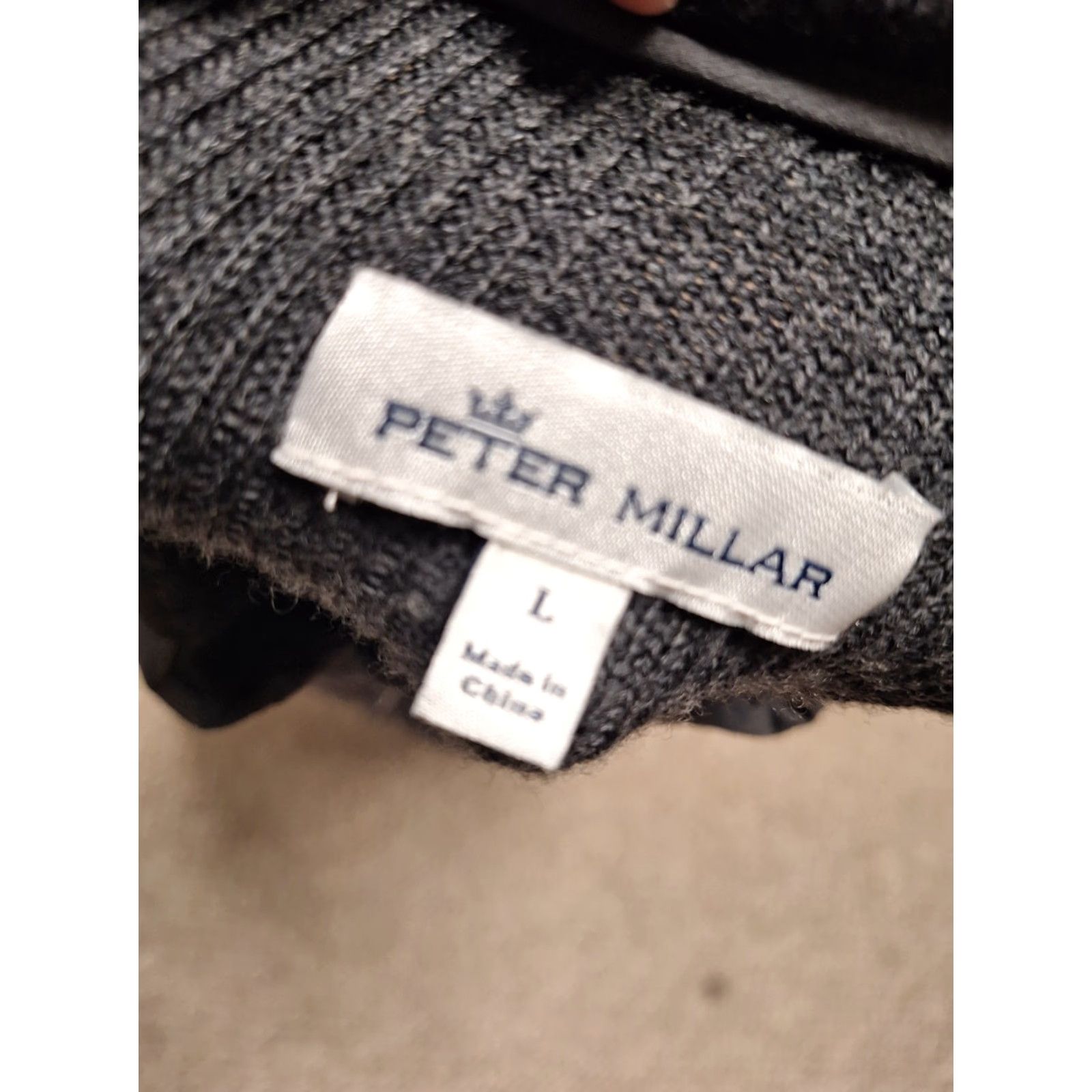 Peter Millar Peter Millar Merino Wool Cotton Zip Sweater L Grey Embroidered Size US L / EU 52-54 / 3 - 2 Thumbnail