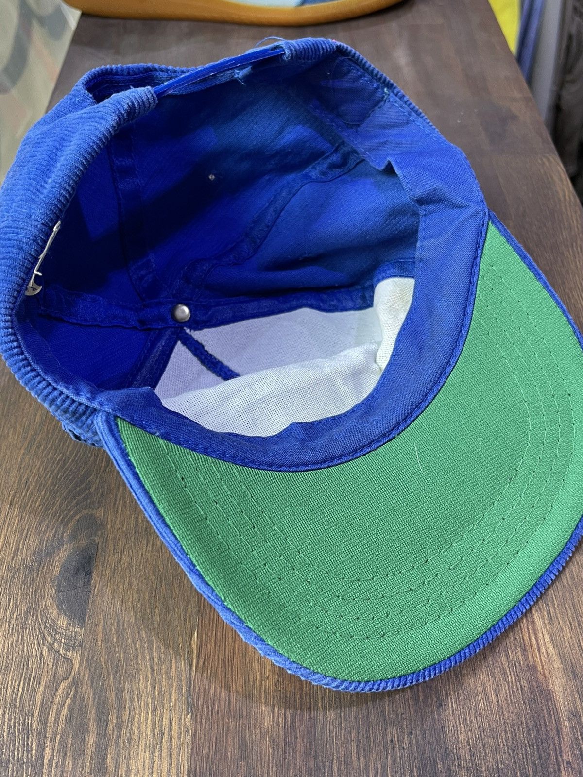 Yamaha Vintage Yamaha Sasol Jordan 80s corduroy hat Size ONE SIZE - 3 Thumbnail